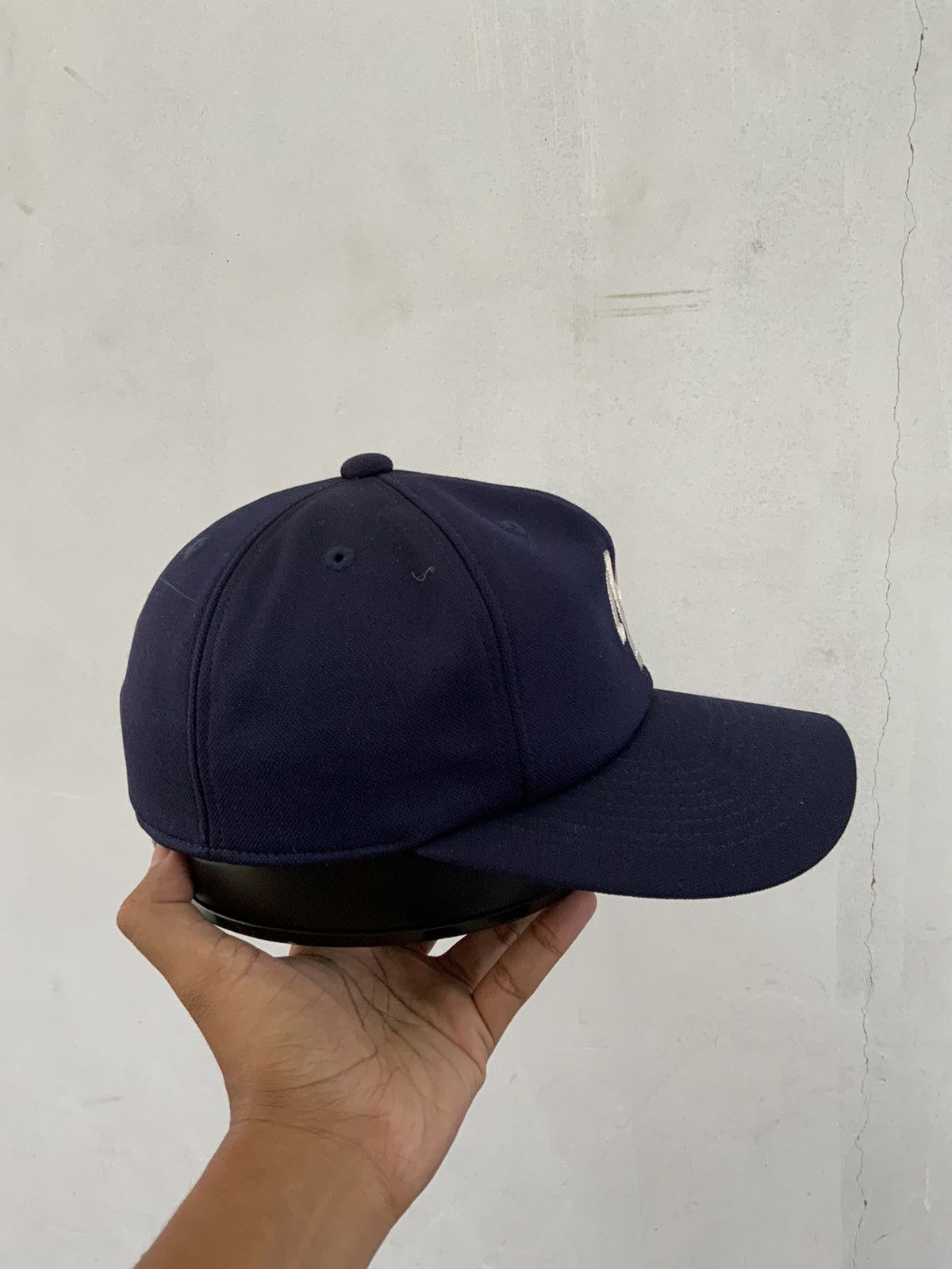 Descente Vintage Descente MY3 Indigo Japan Made Fitted Hat Size ONE SIZE - 4 Thumbnail
