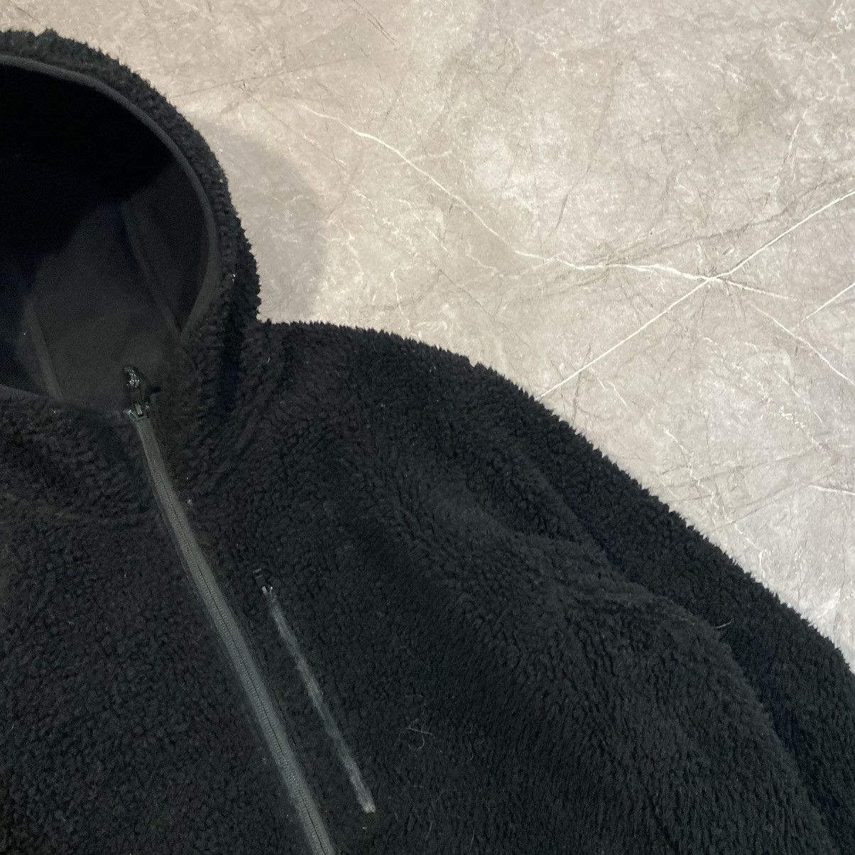 Uniqlo UNIQLO ZIPPED HAIRY FLEECE JACKET BLACK Size US L / EU 52-54 / 3 - 2 Thumbnail