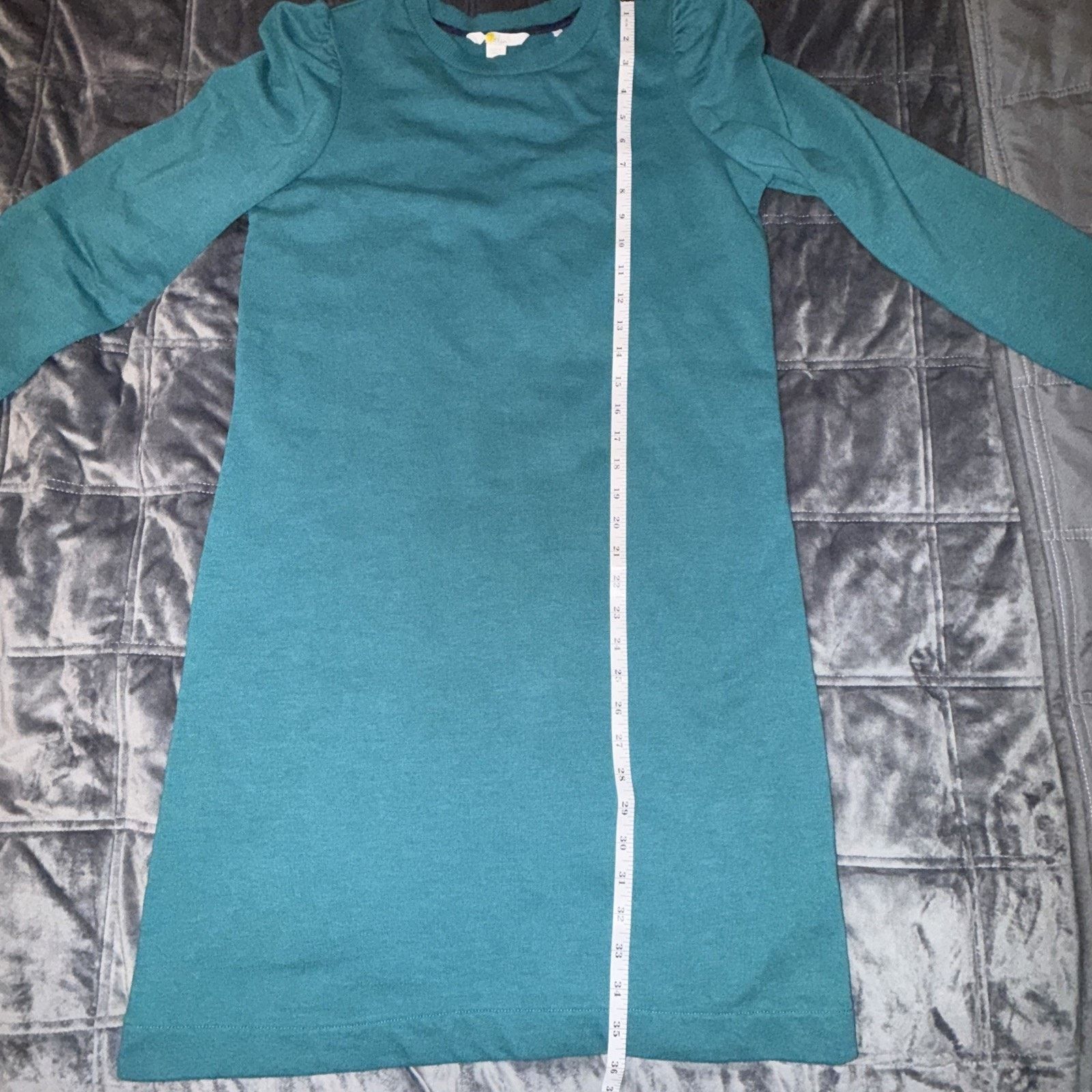 Boden Boden Puff Sleeve Dress Blue Sz 6 Minimalist Soft Holiday Size M / US 6-8 / IT 42-44 - 8 Thumbnail