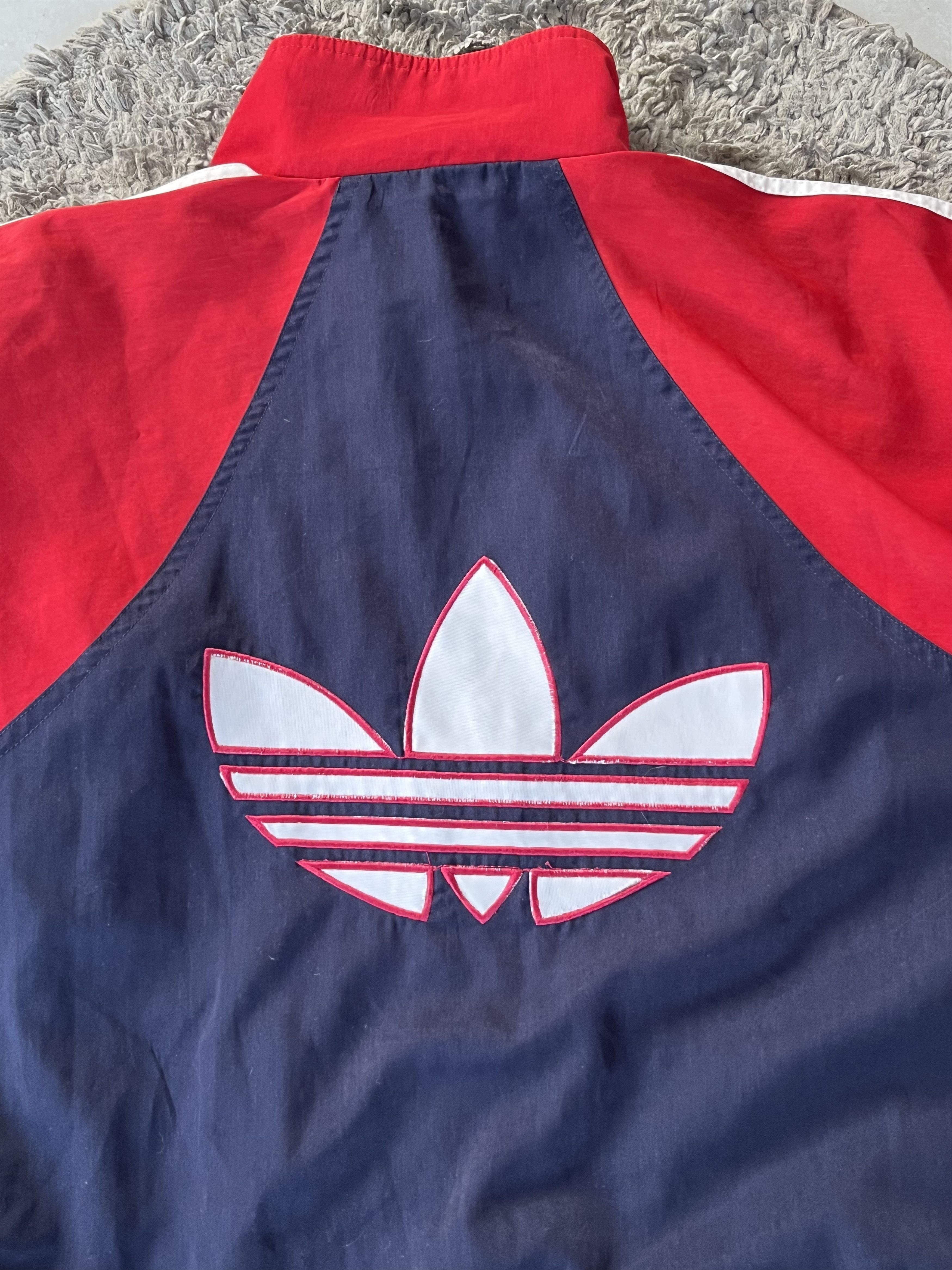 Adidas Vintage Nylon Jersey Jacket Adidas BIG LOGO Streetwear Size US XL / EU 56 / 4 - 6 Thumbnail