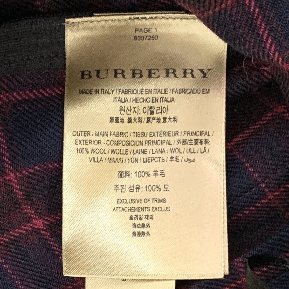 Burberry Burberry Check Wool Casual Pleated Long Skirt K26WX Size 24" / US 00 / IT 34 - 7 Thumbnail