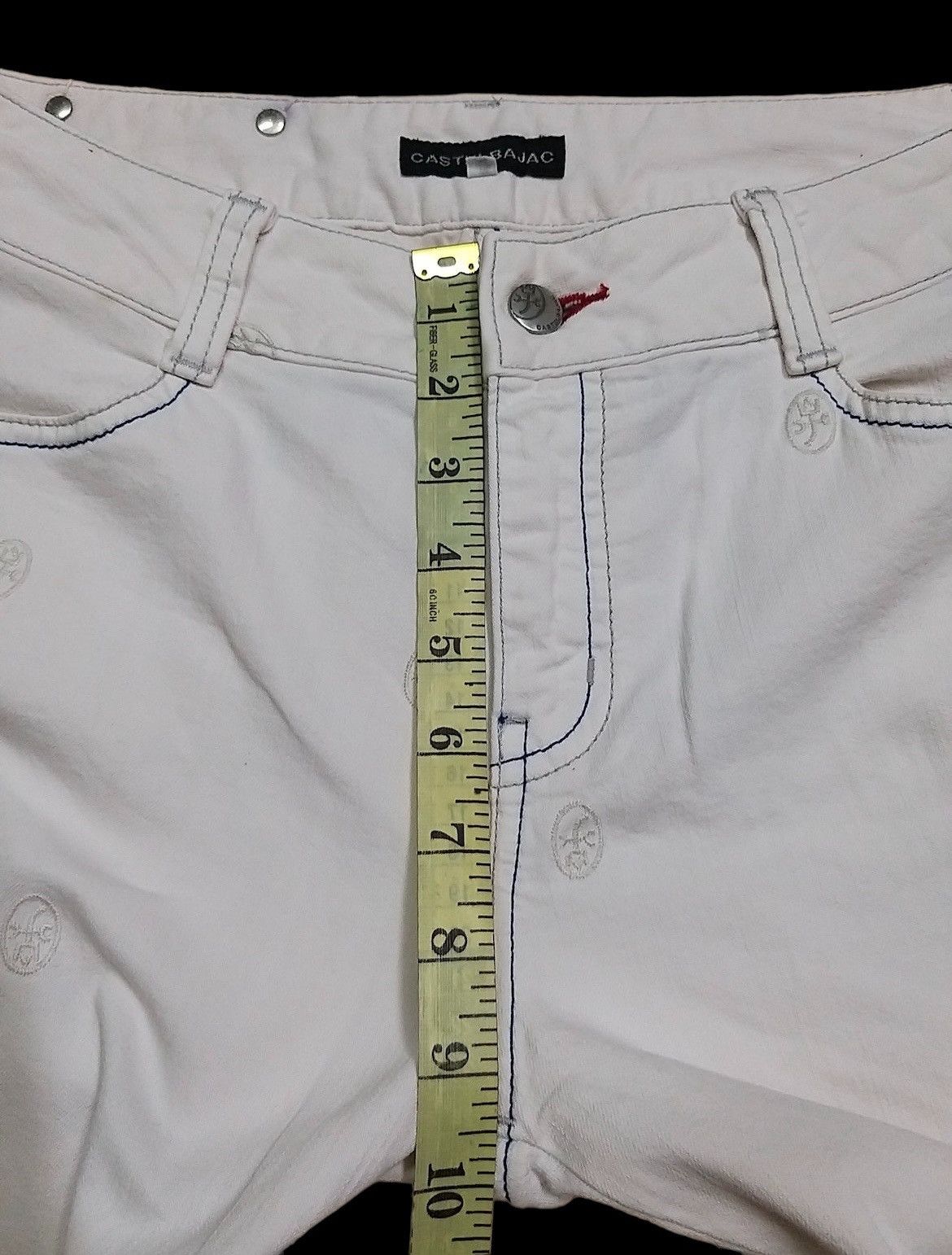 Disney × Jean Charles De Castelbajac JEAN CHARLES DE CASTELBAJAC EMBROIDERY LOGO 3/4 DENIM PANT Size US 30 / EU 46 - 10 Thumbnail