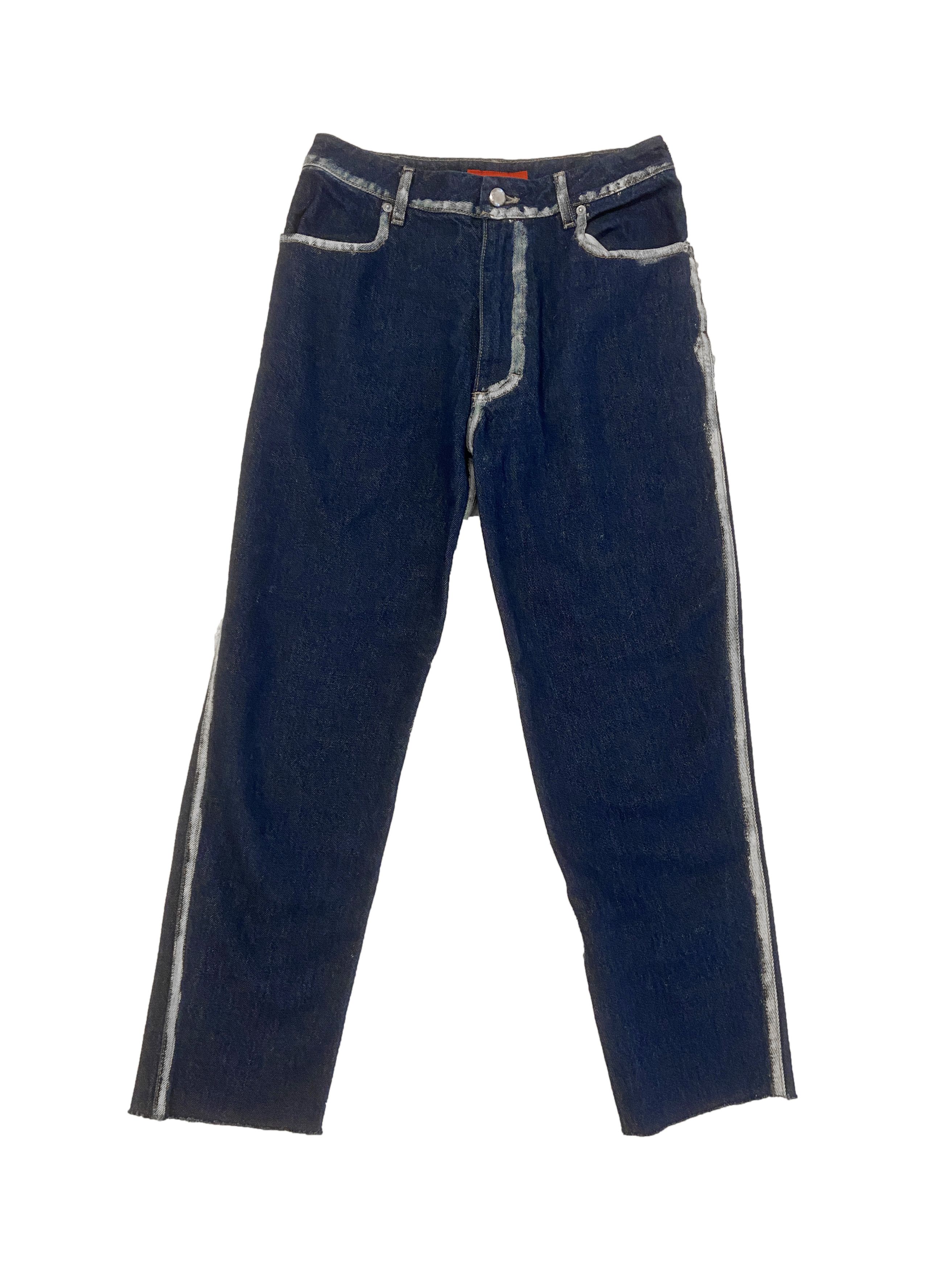 Eckhaus Latta Straight Leg Painted Seam El Jean