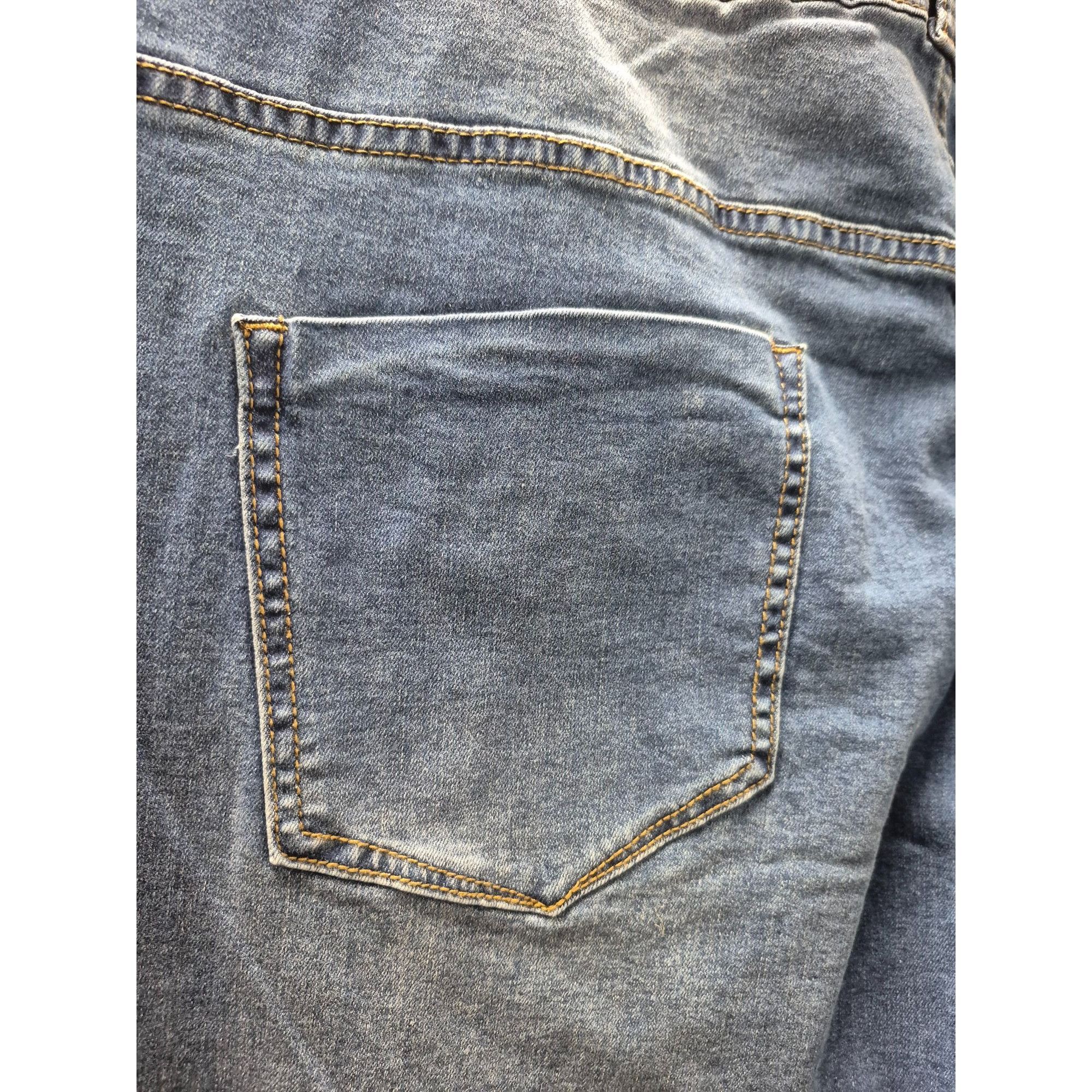 Other Women's High-Waisted Distressed Skinny Jeans Size 18 Blue Tu Size 40" / US 18 - 11 Thumbnail