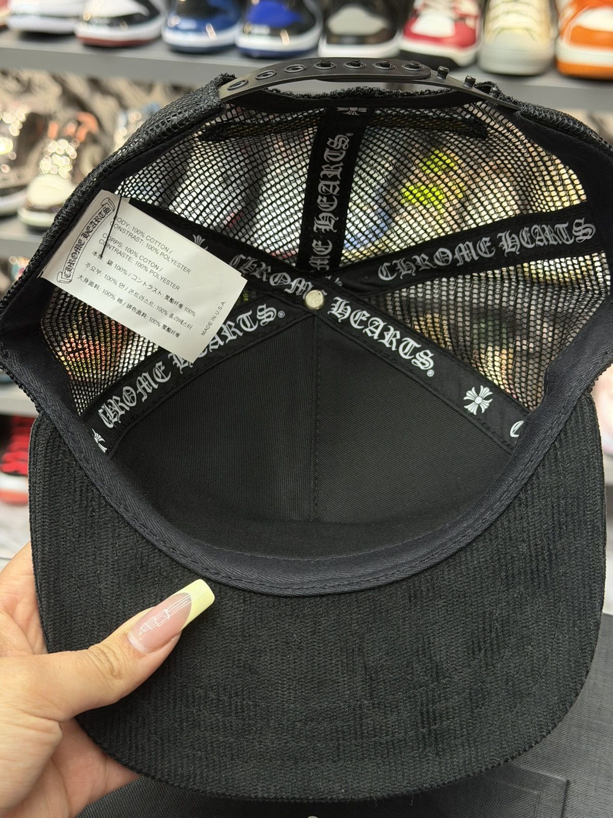 Chrome Hearts Chrome Hearts Hollywood Corduroy Trucker Hat Size ONE SIZE - 8 Thumbnail