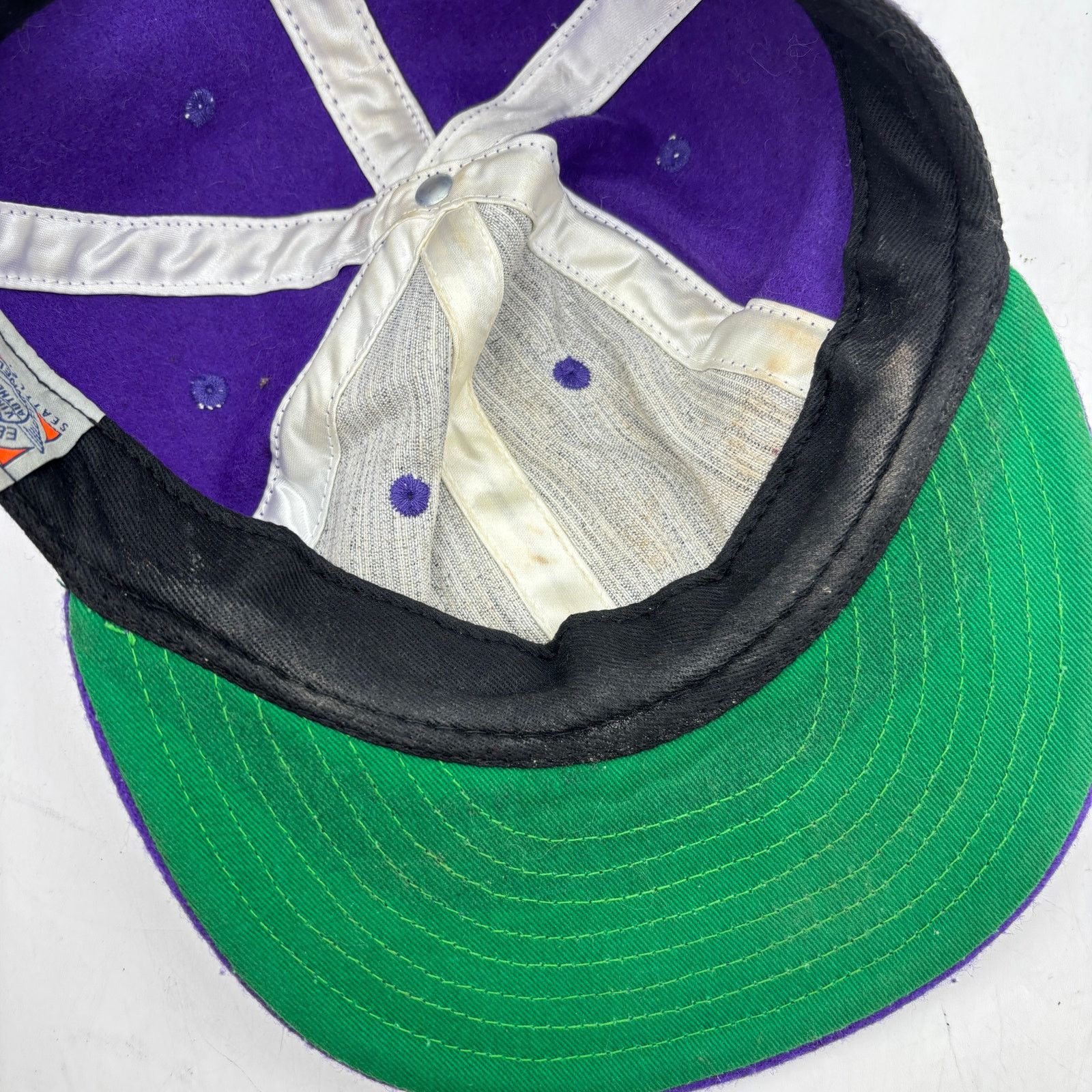 Ebbets Field Flannels × Vintage Vintage Ebbets Field Flannels LA Dodgers LA Wool Purple Hat Size ONE SIZE - 9 Thumbnail