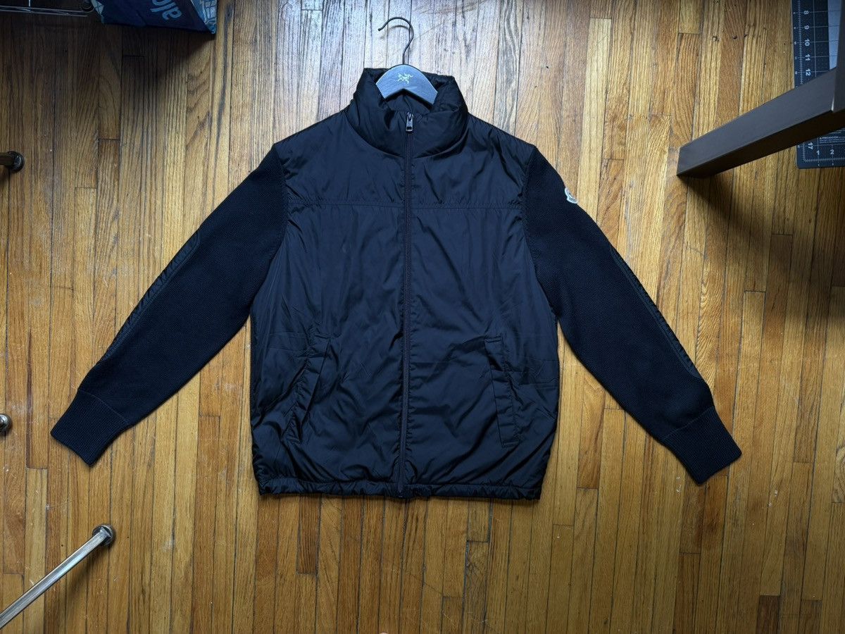 Moncler Black Moncler Tricot Cardigan Size US XL / EU 56 / 4 - 2 Thumbnail