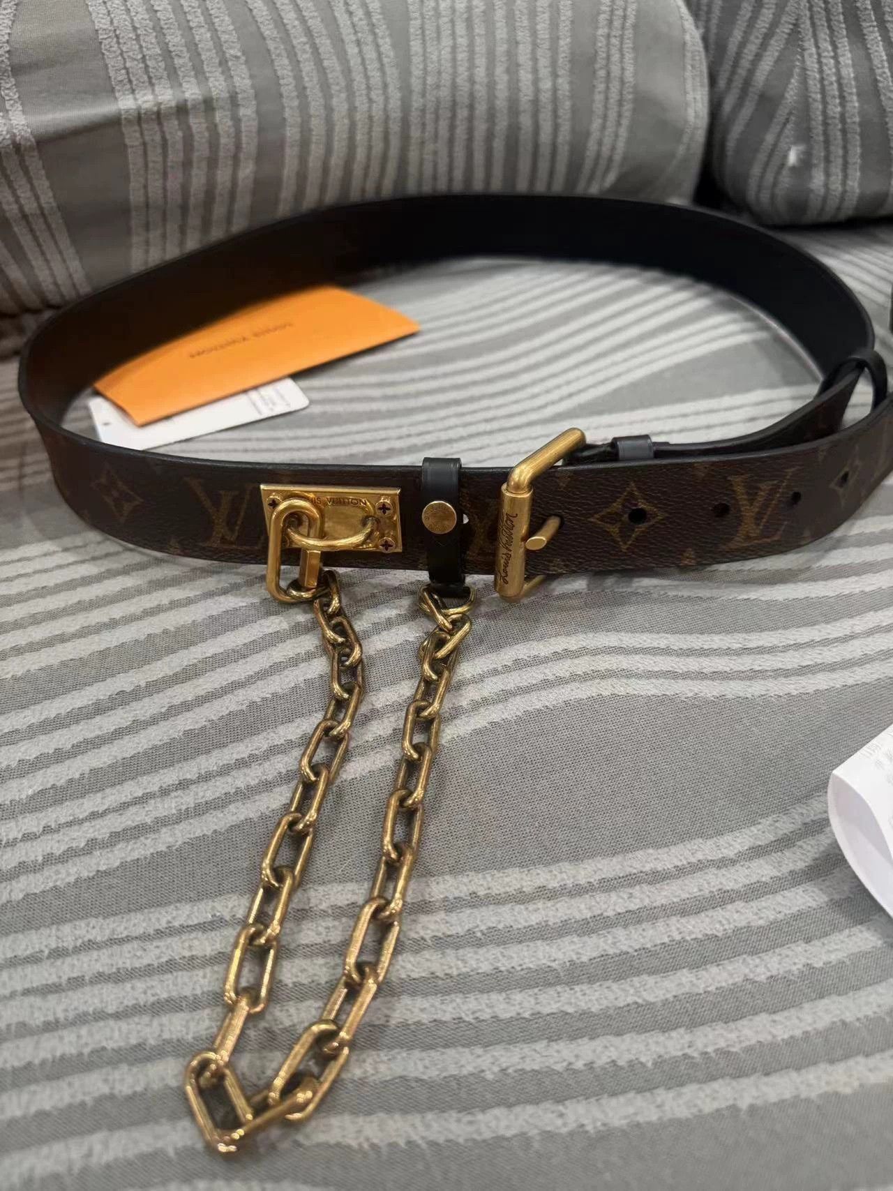 Louis Vuitton LV Monogram Chain Belt 99 New 95 w/receipt & box Size ONE SIZE - 1 Thumbnail