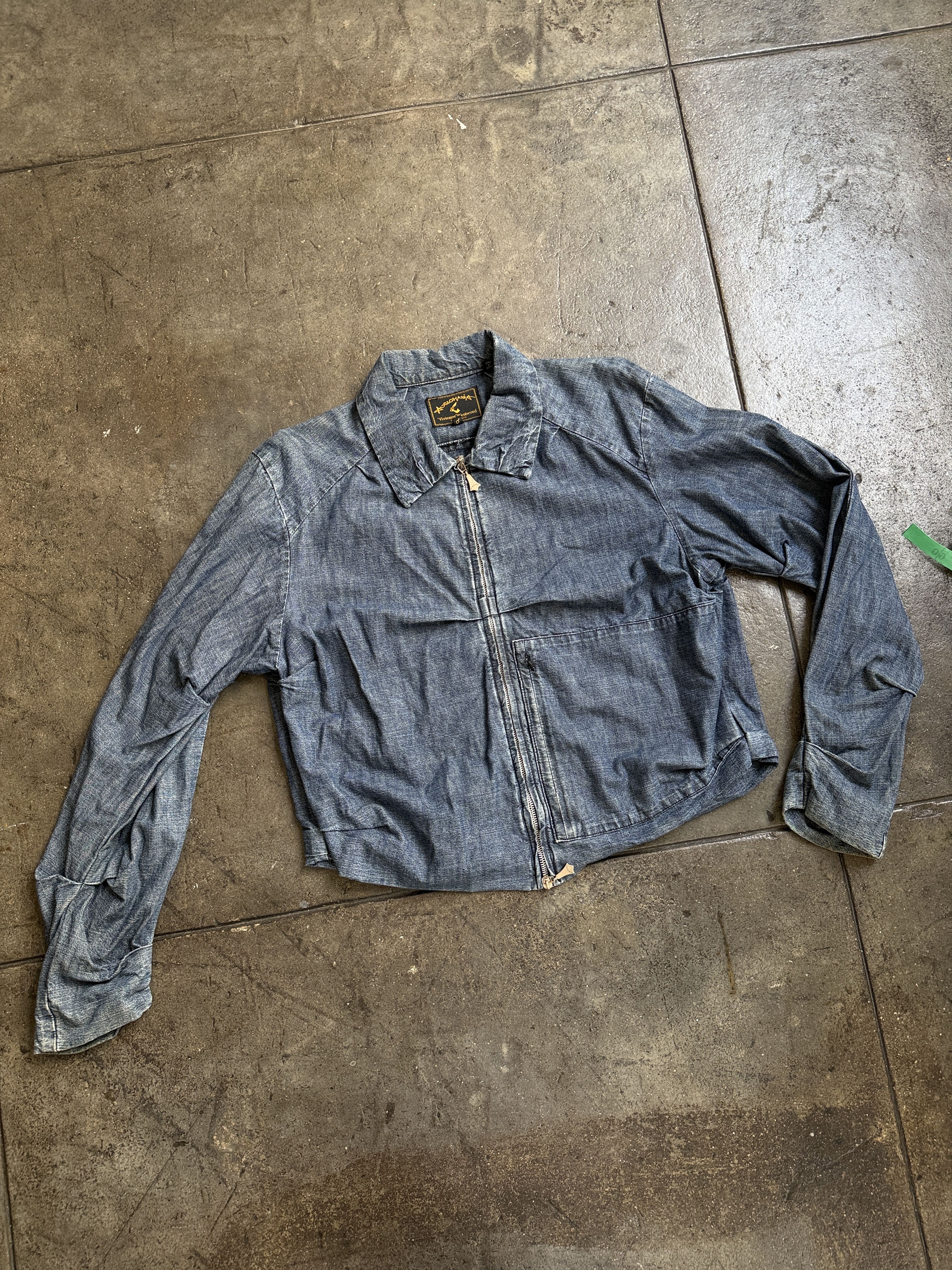 Vivienne Westwood Tokyo Exclusive early 2000's Folded Denim Jacket Size US M / EU 48-50 / 2 - 1 Thumbnail