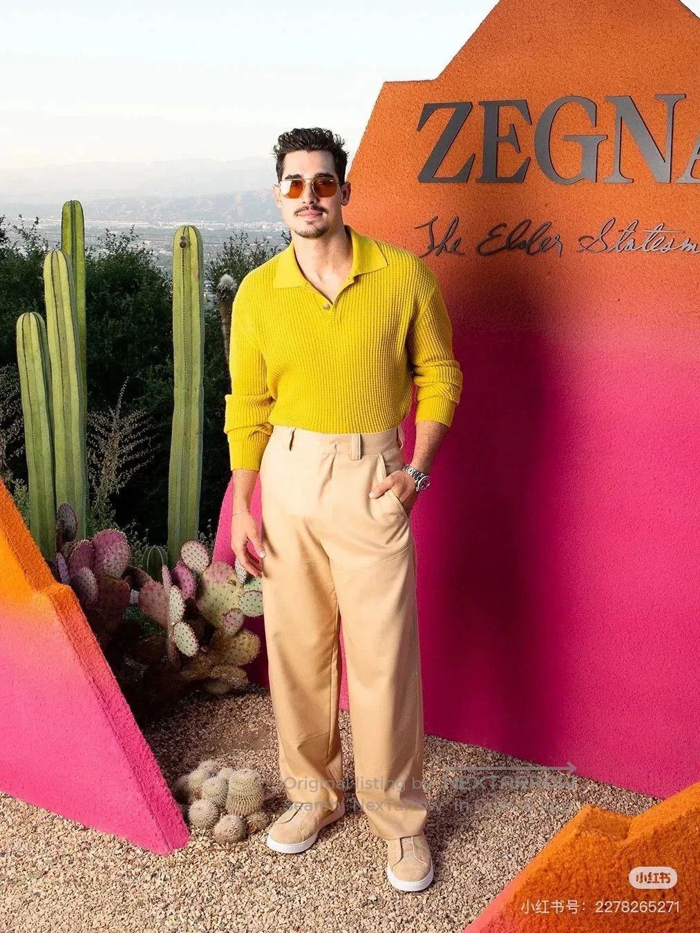 Ermenegildo Zegna Zegna X Elder Statesman Cashmere Polo Shirt. Size US S / EU 44-46 / 1 - 8 Thumbnail