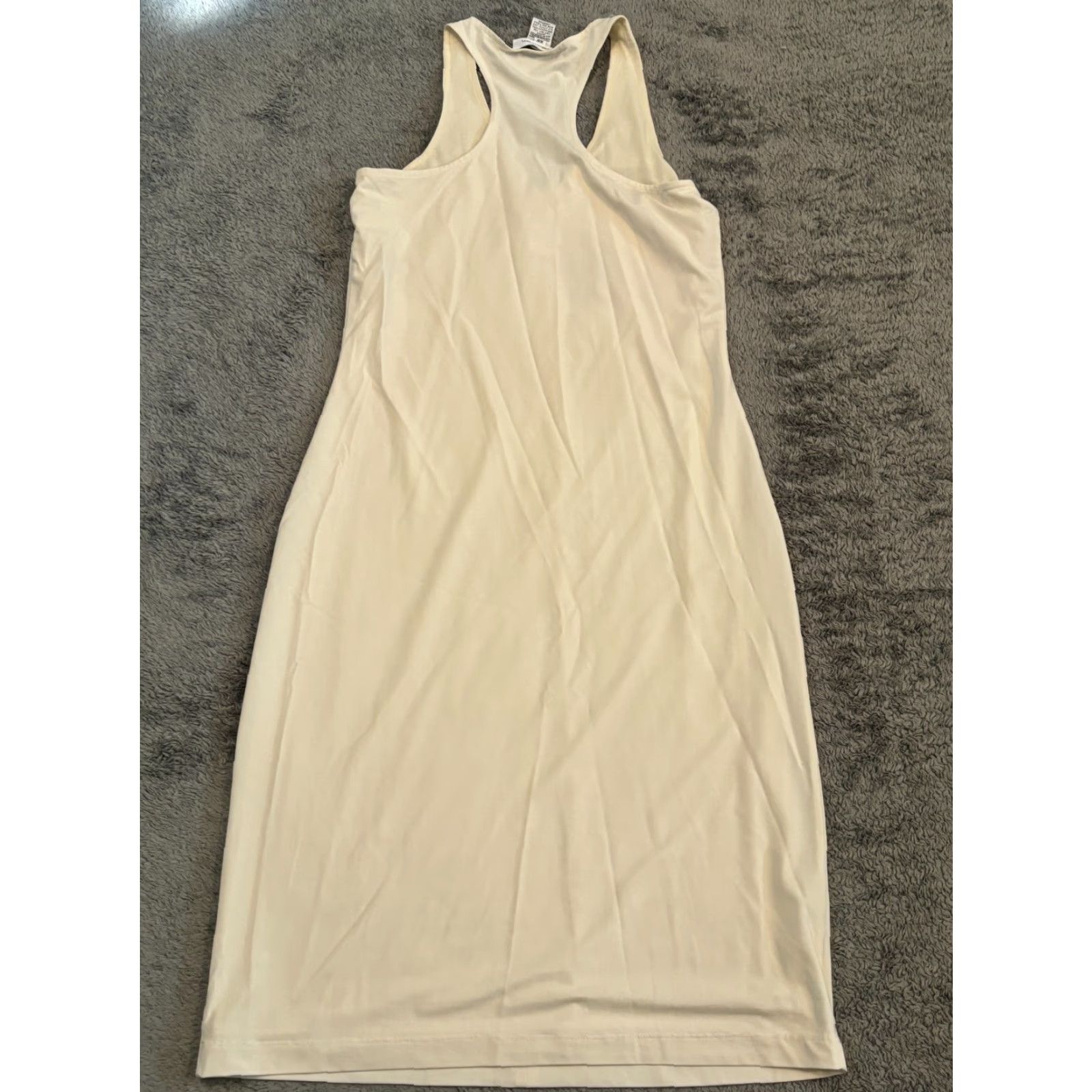 Calvin Klein Calvin Klein Dress Womens XS Ivory Sleeveless Sheath Tank Stretch Dress Size XS / US 0-2 / IT 36-38 - 5 Thumbnail