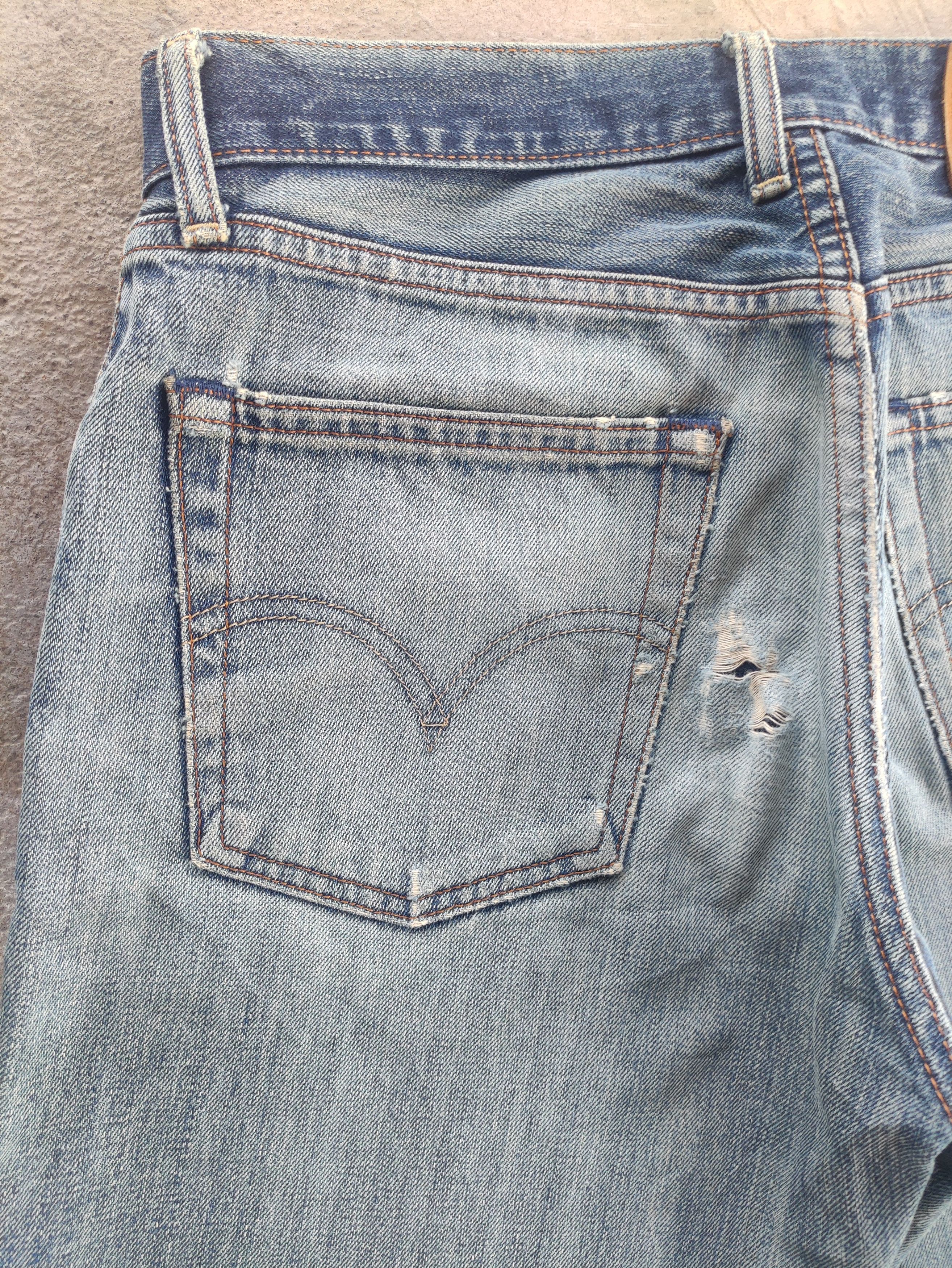 Japanese Brand Vintage Levis Japan Jean Distressed Faded Denim Pants Size US 30 / EU 46 - 13 Thumbnail
