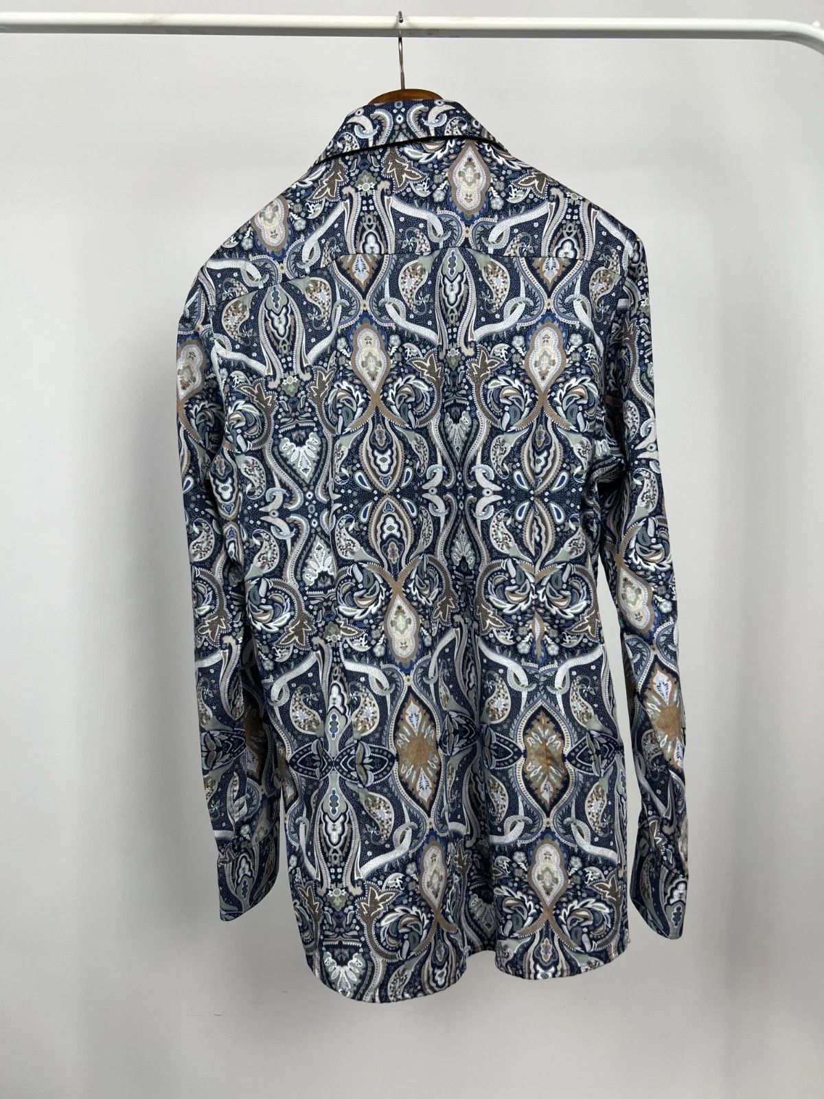 Eton Eton Contemporary Abstract Multicolor Shirt Long Sleeve Size US M / EU 48-50 / 2 - 8 Thumbnail