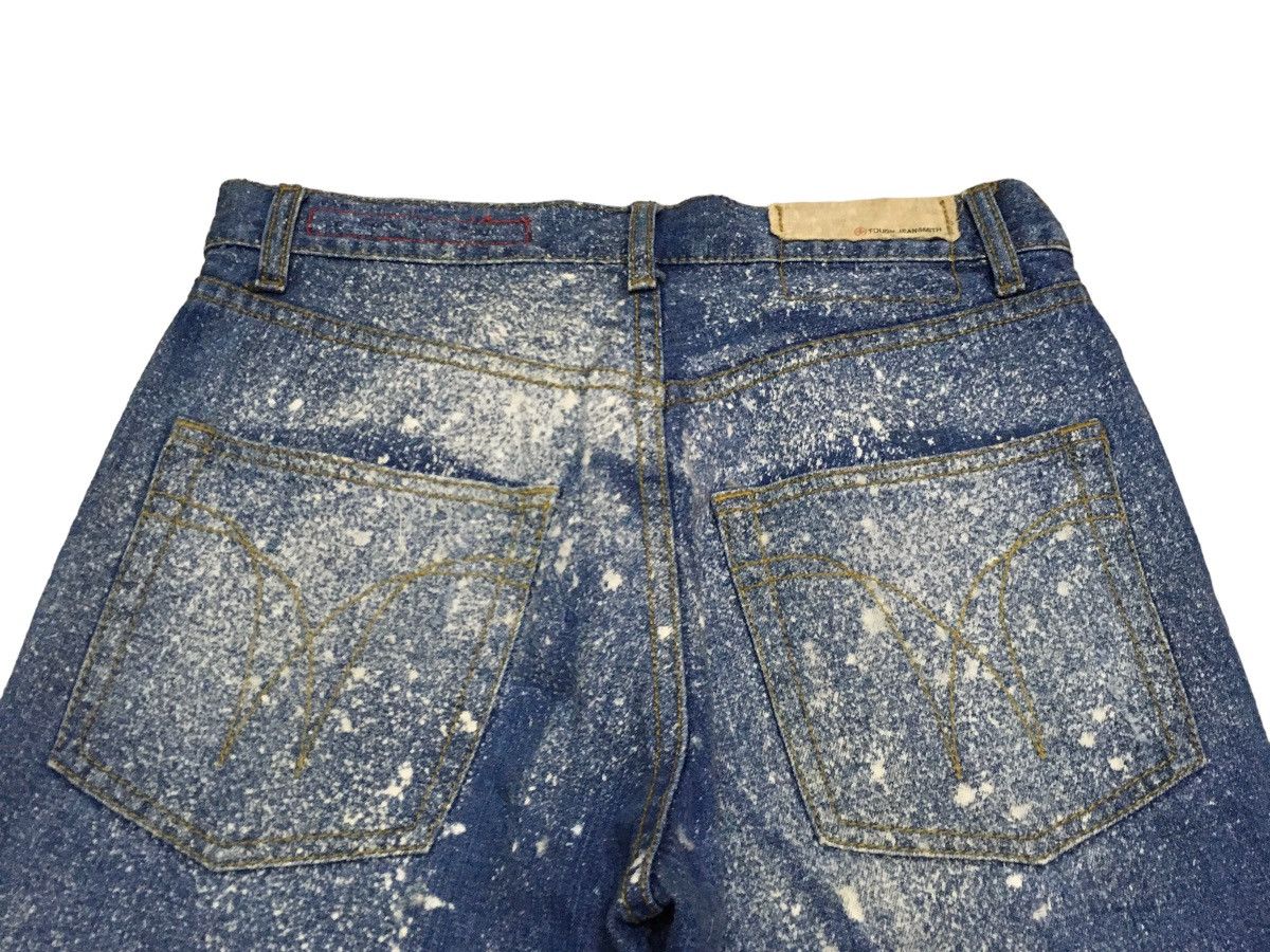 Japanese Brand Rare Design Vintage Tough Jeansmith Patchwork Jeans 2000s Size US 28 / EU 44 - 4 Thumbnail