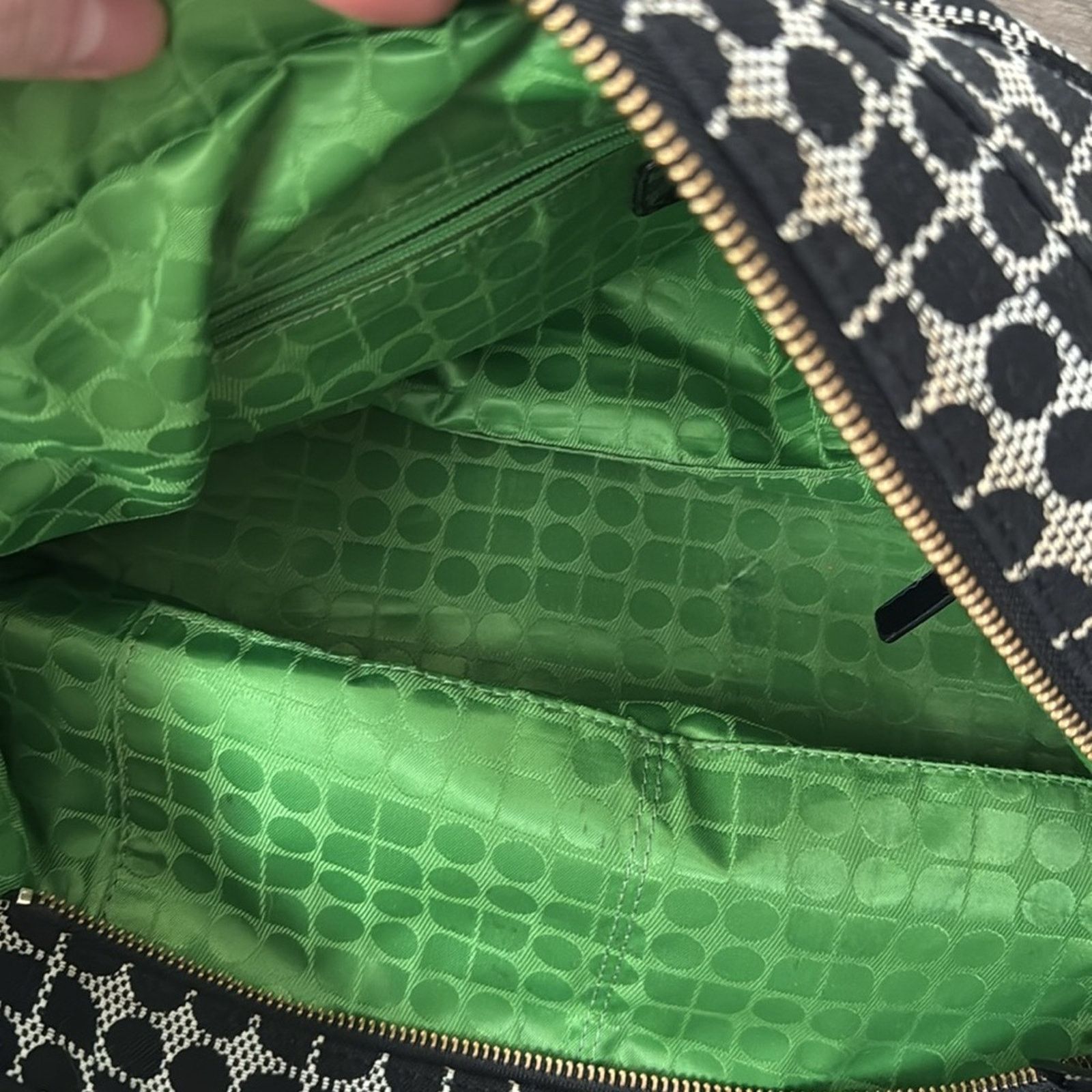 Kate Spade Kate Spade Stevie Classic Noel Black Y2K Bag Size ONE SIZE - 8 Thumbnail