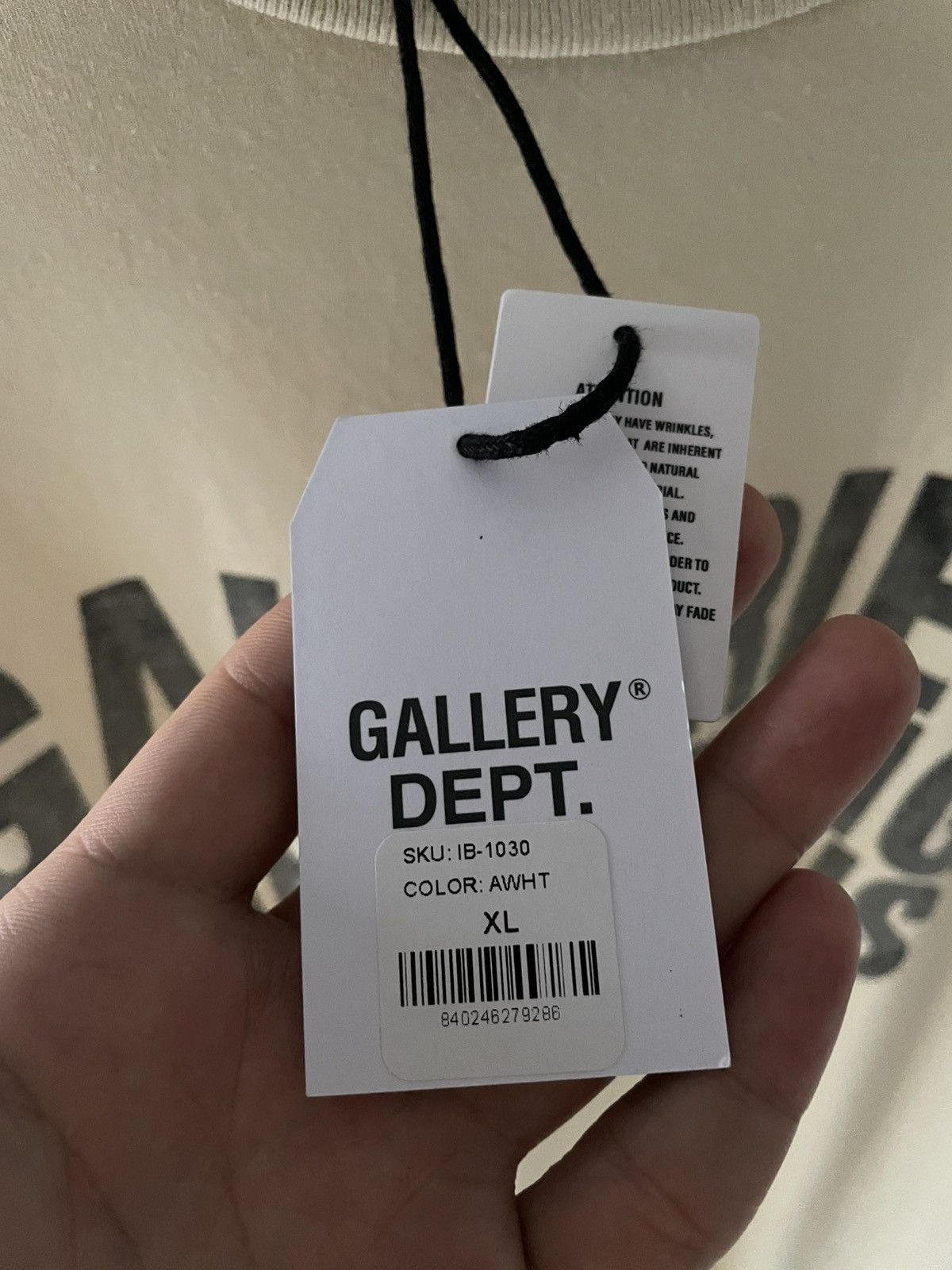 Gallery Dept. GALLERY DEPT. GALLERIES ARE BORING WITHOUT US⚡️ Size US XL / EU 56 / 4 - 5 Thumbnail