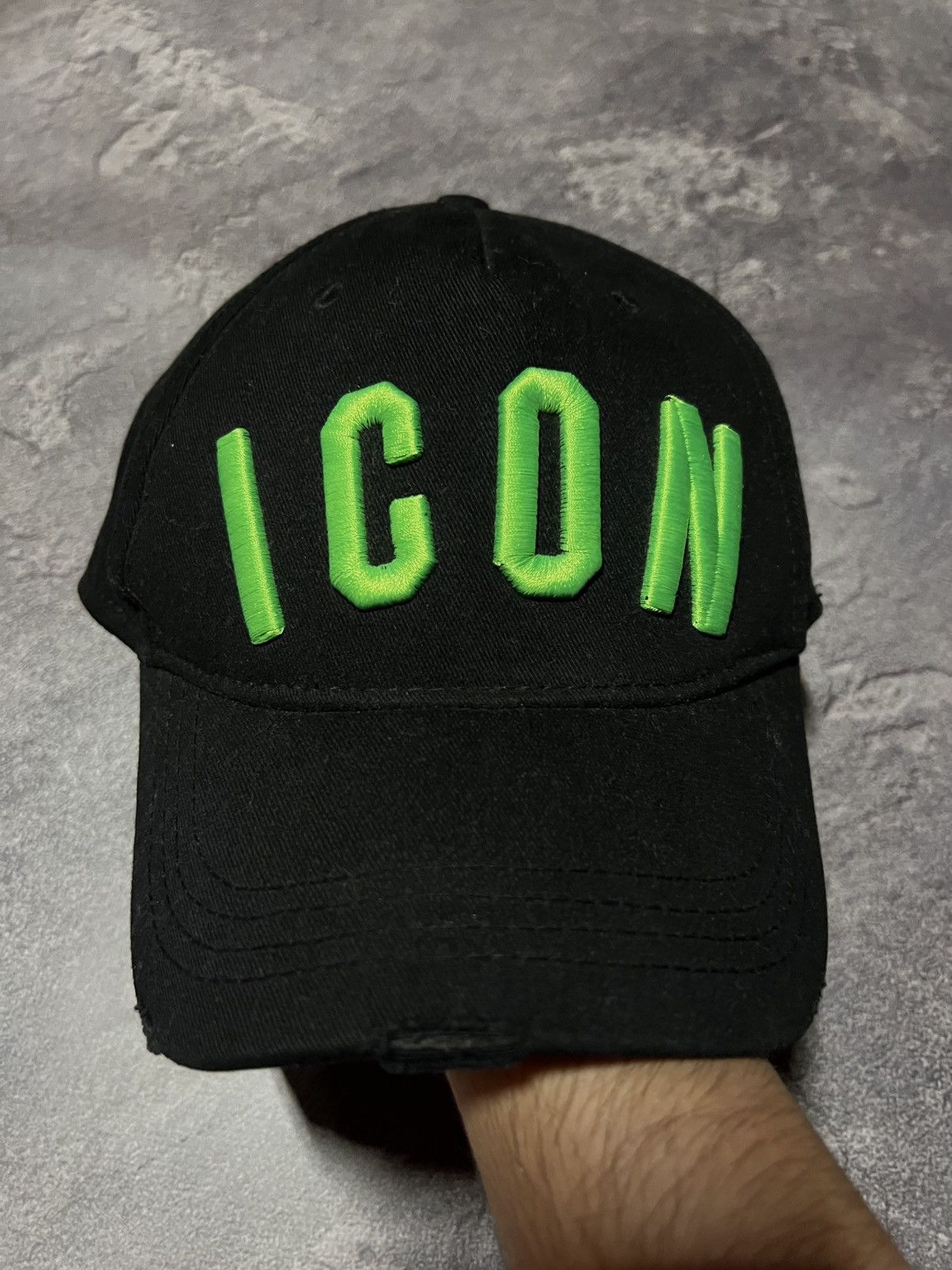 Dsquared2 Dsquared2 Icon Distressed Cap Hat Mens Vintage Streetwear Size ONE SIZE - 2 Thumbnail
