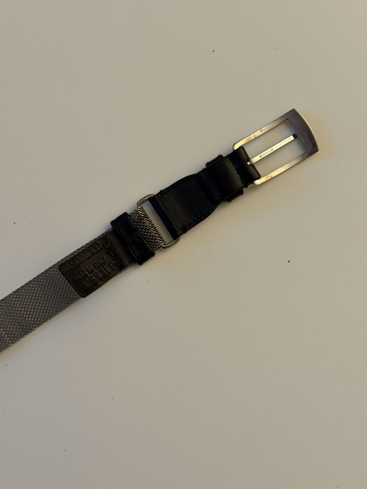 Jil Sander JIL SANDER by Raf Simons FW2005 Metal Mesh Belt Vintage Logo Size ONE SIZE - 12 Thumbnail