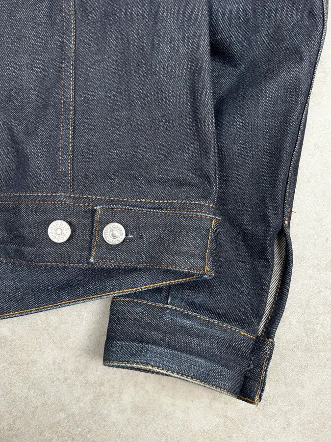 Acne Studios Acne Studios Bla Konst Pass Indigo Navy Brut Denim Jacket Size US M / EU 48-50 / 2 - 9 Thumbnail