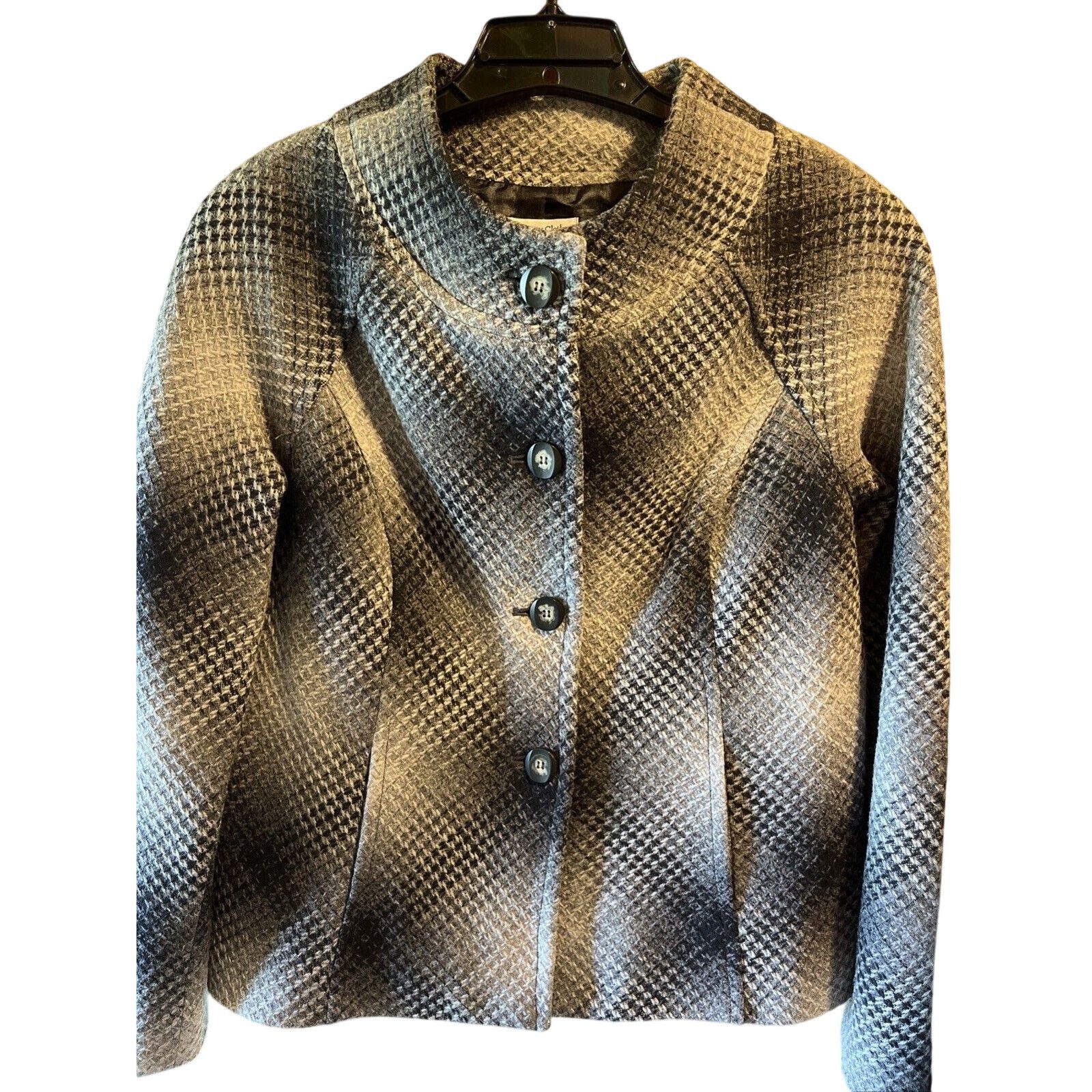 Pendleton Pendleton Country Women’s 14 Gray Coat Wool LS 4 Button Y2K Size XL / US 12-14 / IT 48-50 - 1 Thumbnail