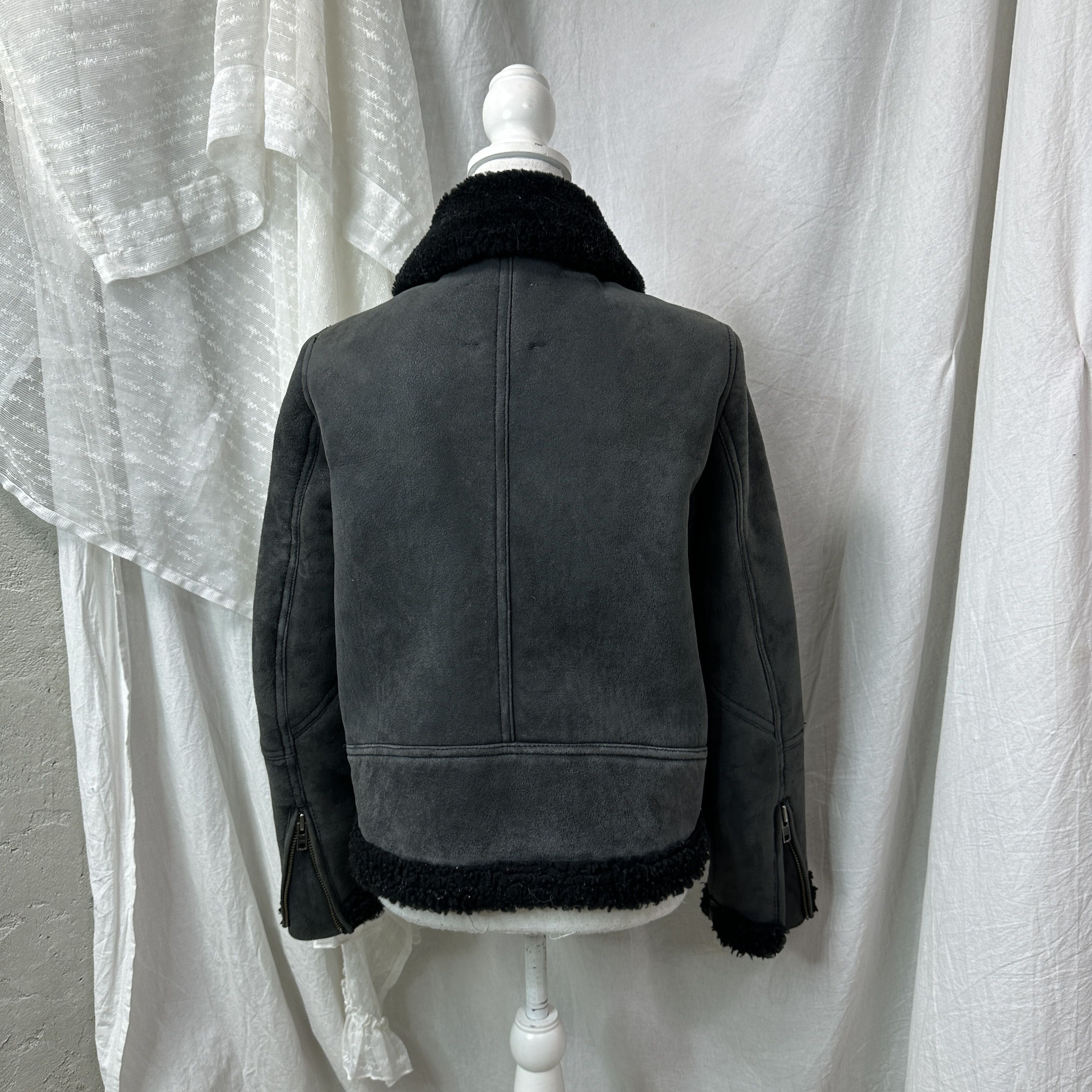 Samsoe Samsoe Vintage Old Money Samsoe Samsoe Real Shearling Jacket 00s Size M / US 6-8 / IT 42-44 - 10 Thumbnail