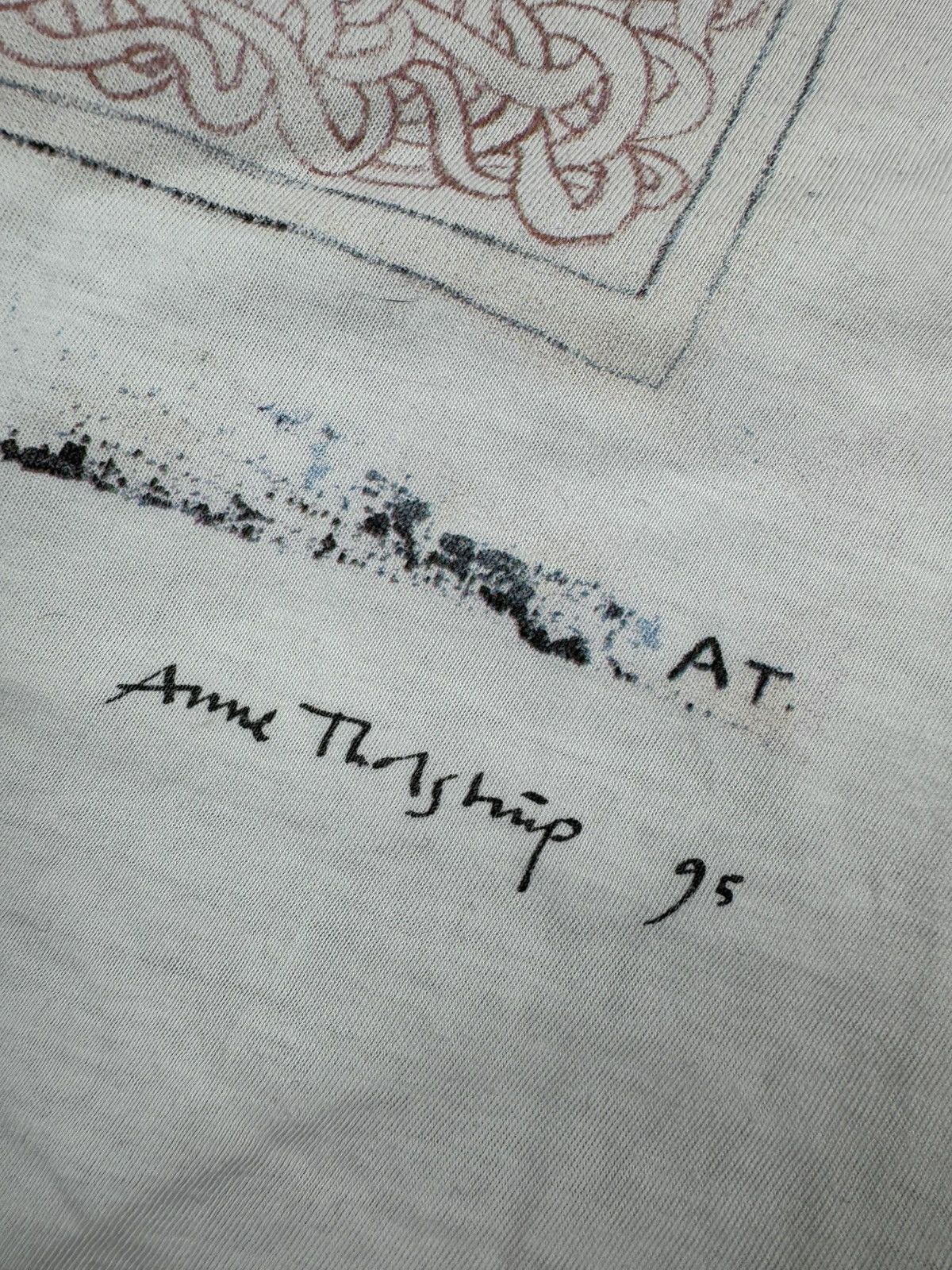 Vintage Rare Vintage 1995 Anne Tholstrup painting art graphic tee Size US XL / EU 56 / 4 - 6 Thumbnail