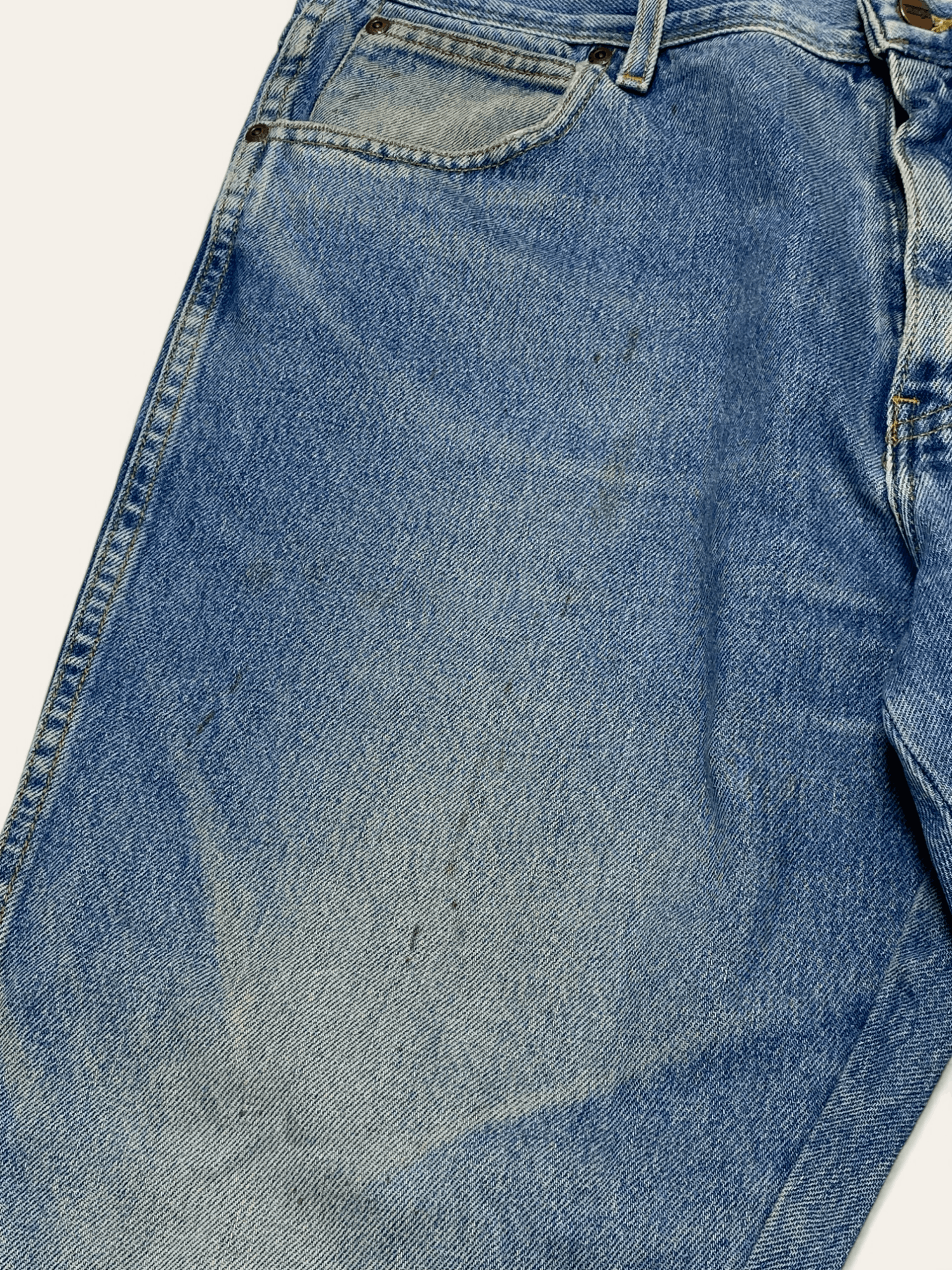 Jean Vintage WRANGLER Baggy Oversize Wide Blue Denim Jeans Size US 36 / EU 52 - 13 Thumbnail