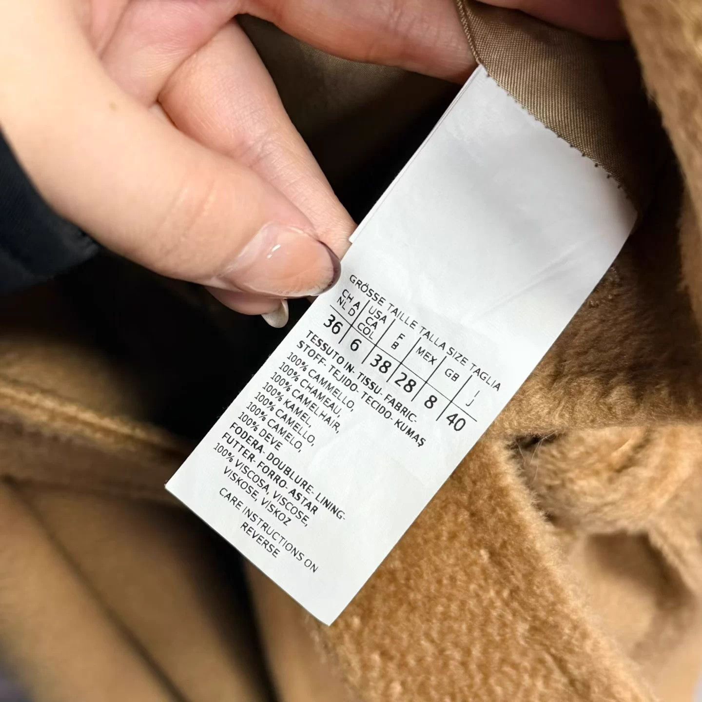Max Mara Max Mara Camel Lapel Longsleeve Waist MidL Coat 36 Size XS / US 0-2 / IT 36-38 - 4 Thumbnail