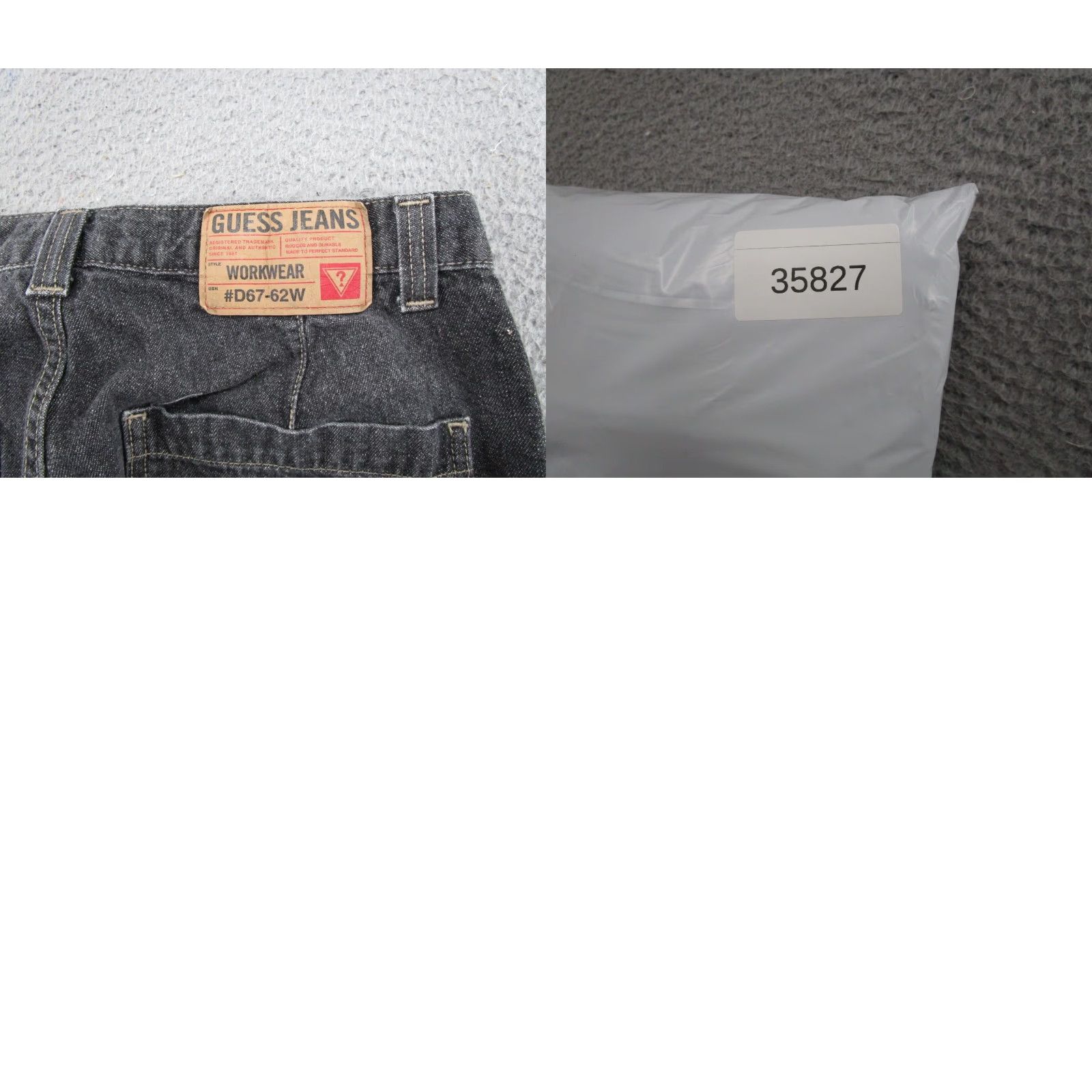 Guess VTG Guess Jeans Black Denim Straight Leg Baggy Jeans SZ 32 (30x29) GUESS Mens Jeans 5-Pocket VTG Baggy Straight Denim Jeans Size US 32 / EU 48 - 10 Thumbnail