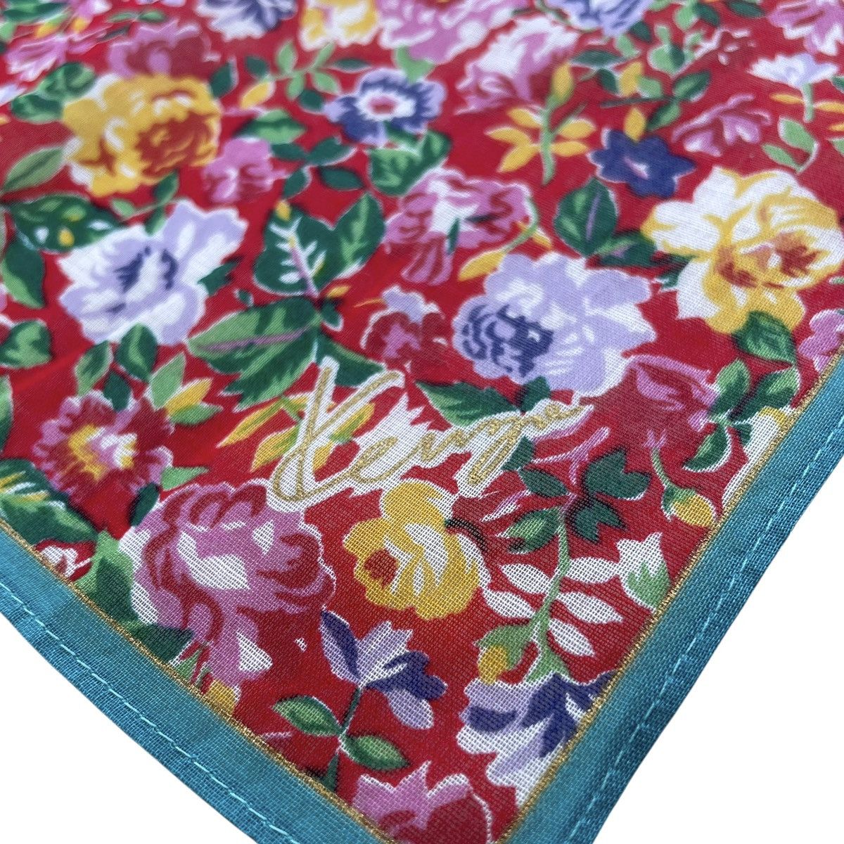 Designer × Kenzo Kenzo Paris Womens Designer Floral Handkerchief Size ONE SIZE - 3 Thumbnail