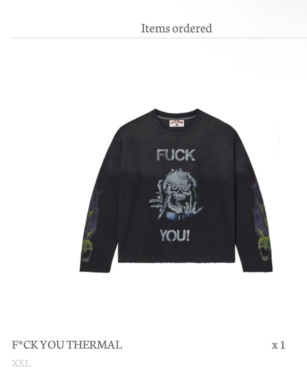 Vale Vale “F*CK YOU” Thermal Size US XXL / EU 58 / 5 - 1 Thumbnail