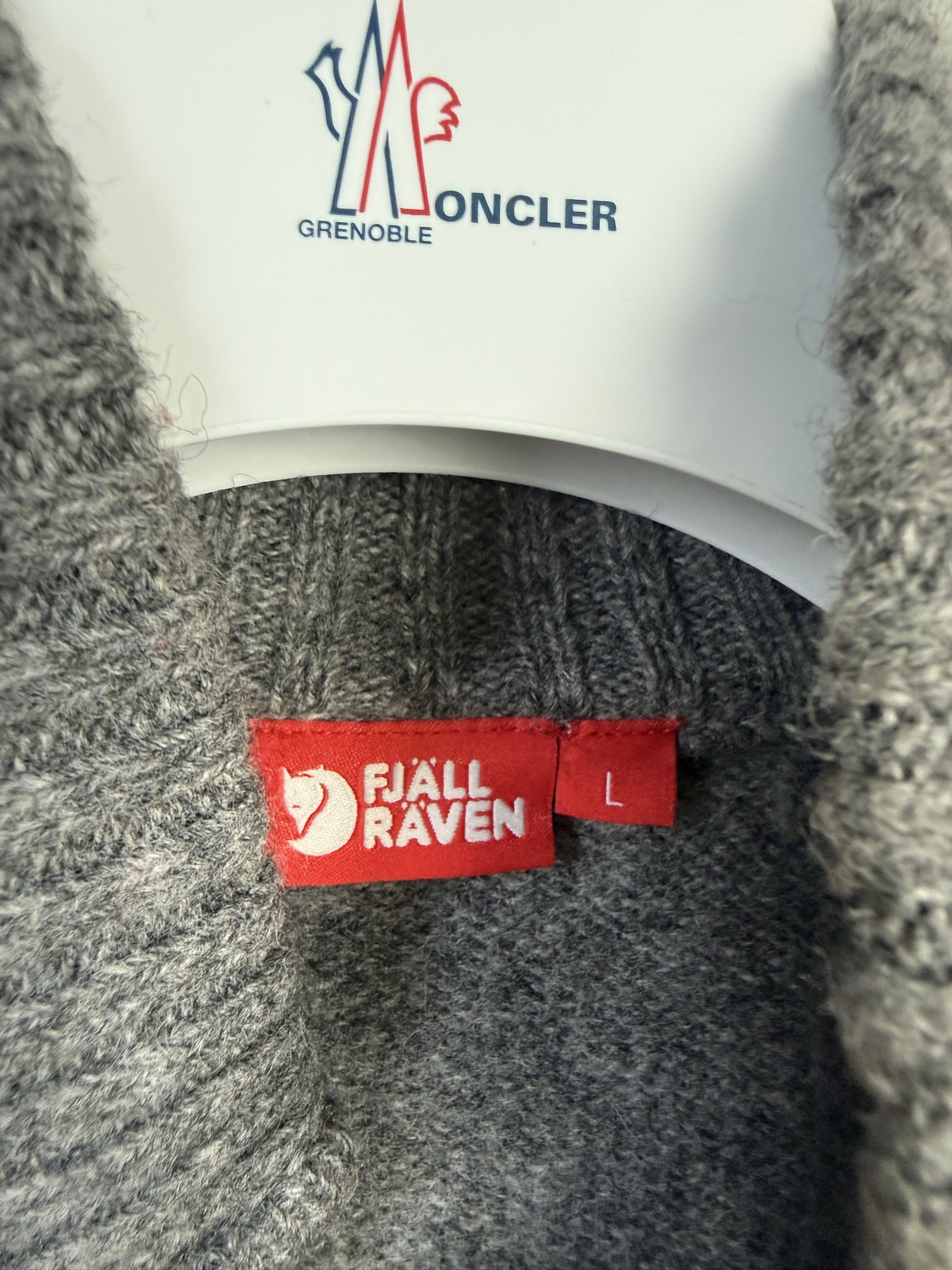 Fjallraven Fjallraven Louise Sweater knitwear wool big logo Size L / US 10 / IT 46 - 3 Thumbnail