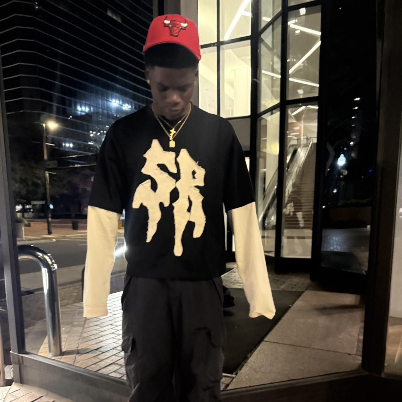 Other Black and cream cotton streetwear long sleeve Size US XL / EU 56 / 4 - 1 Thumbnail