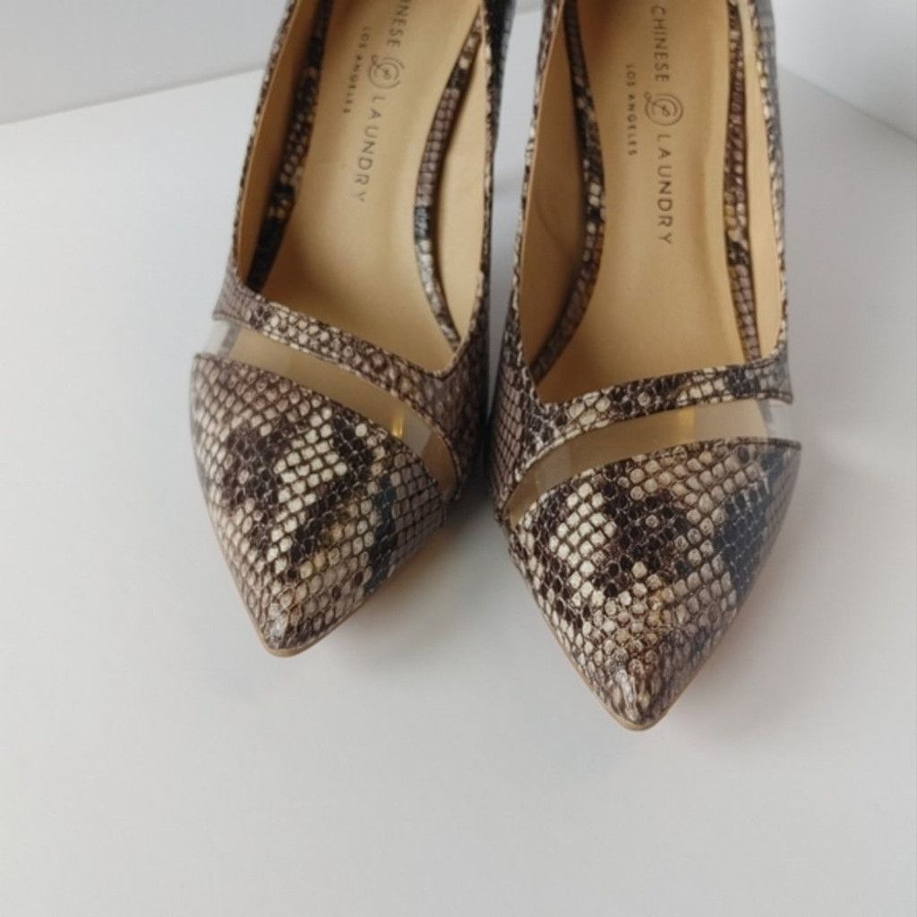 Chinese Laundry Chinese Laundry BN Rayla Snake skin PU leather Size 37 Size US 7 / IT 37 - 7 Thumbnail