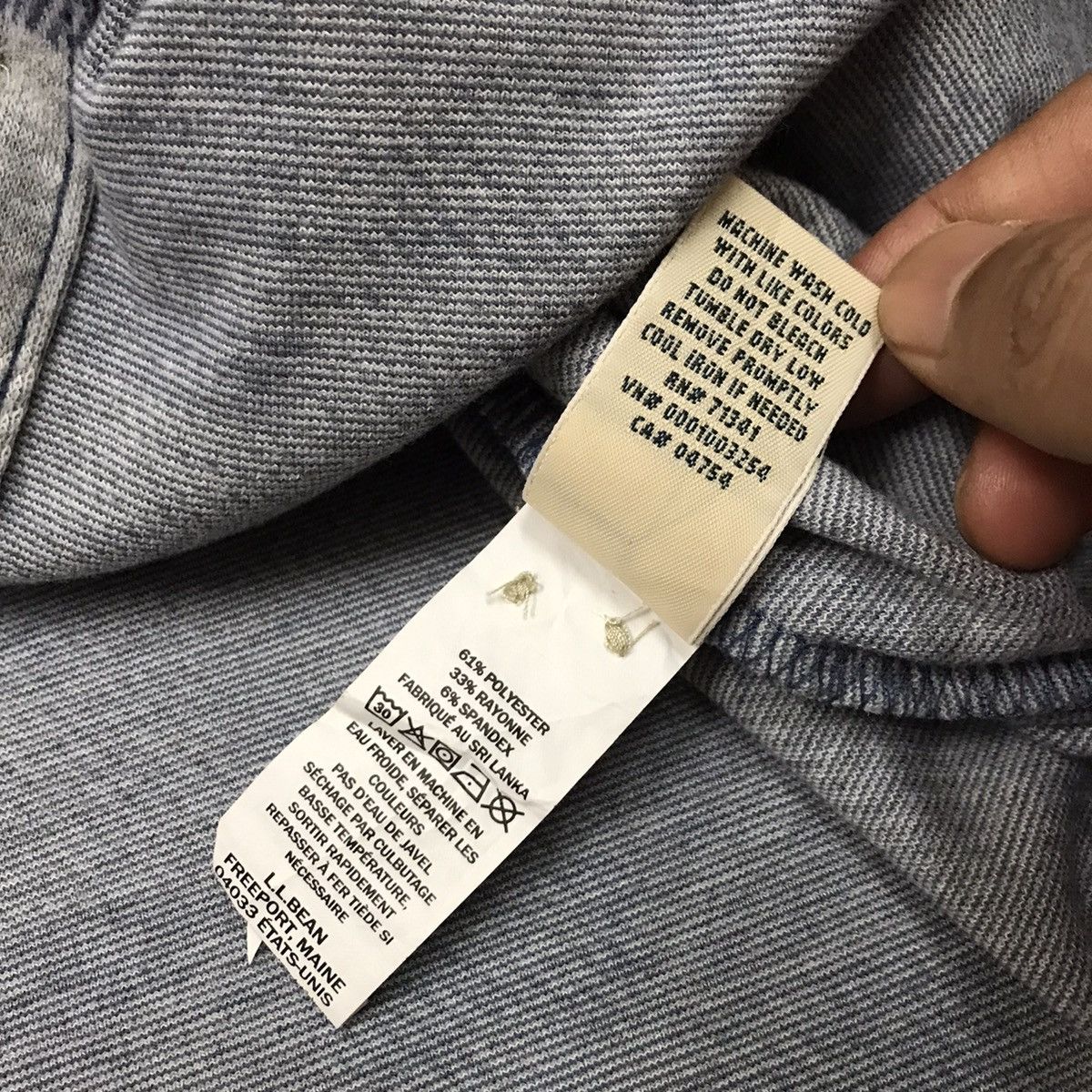 Japanese Brand × L.L. Bean × Vintage Vintage L.L Bean Three Blend Button Up Flannel Shirt Size US S / EU 44-46 / 1 - 8 Thumbnail