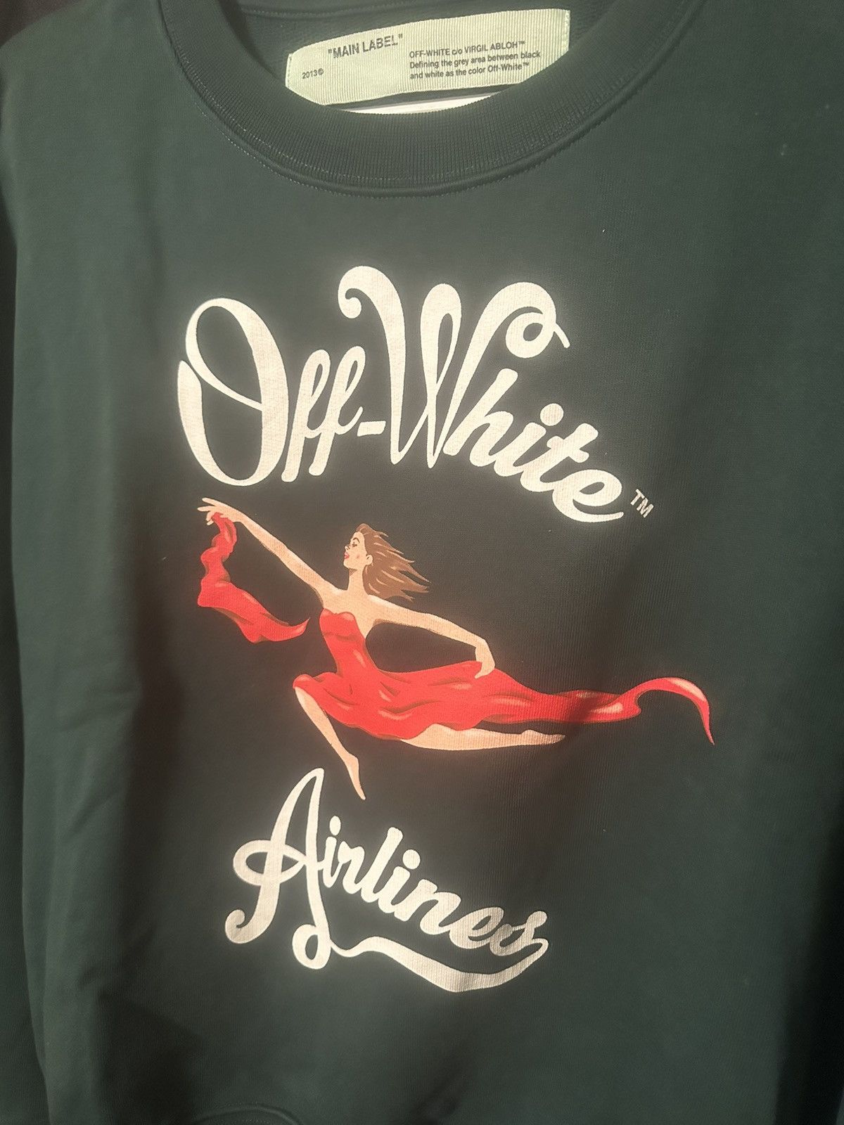 Off-White × Virgil Abloh Off-White Airlines Virgin Atlantic Spinoff Sweater Size US S / EU 44-46 / 1 - 2 Thumbnail