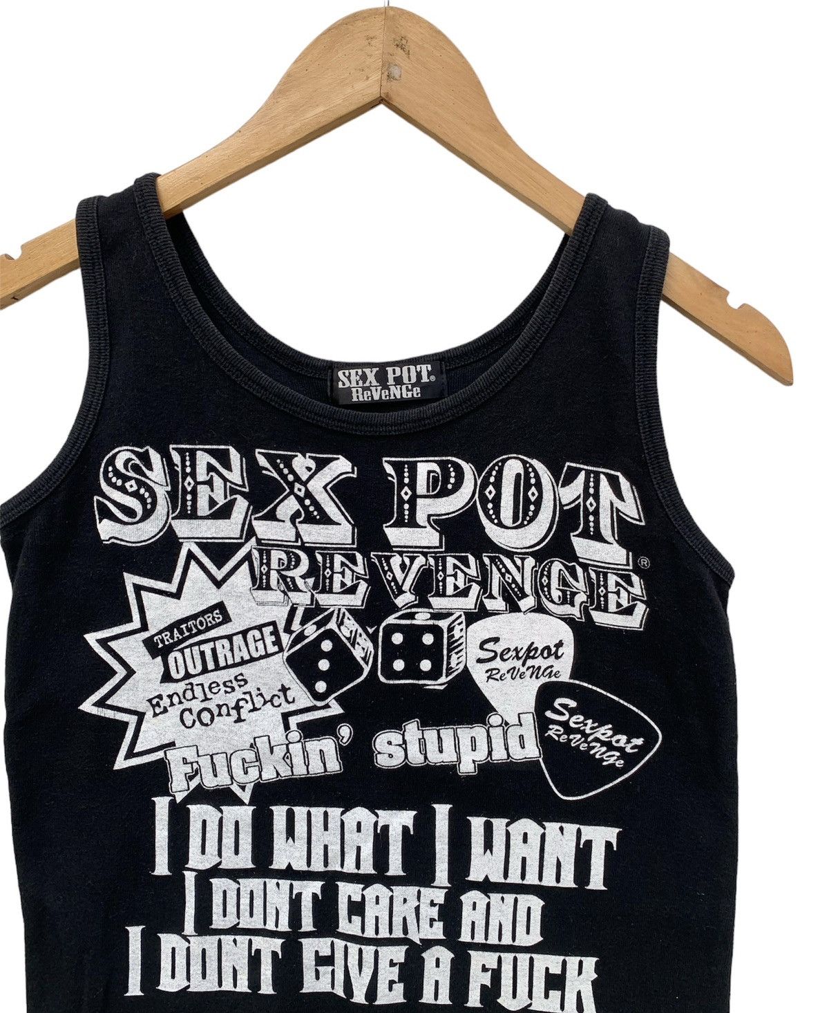 Japanese Brand Sex Pot Revenge Punk Singlet Size XS / US 0-2 / IT 36-38 - 4 Thumbnail