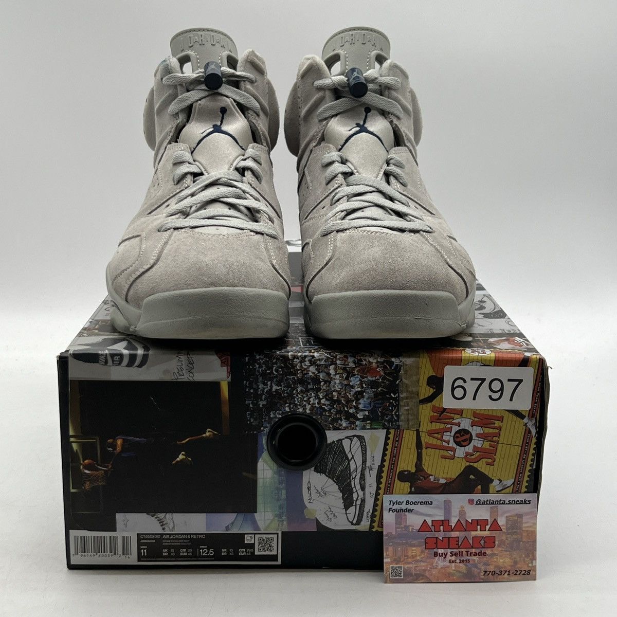 Jordan Brand Air Jordan 6 Georgetown Size US 11 / EU 44 - 2 Thumbnail