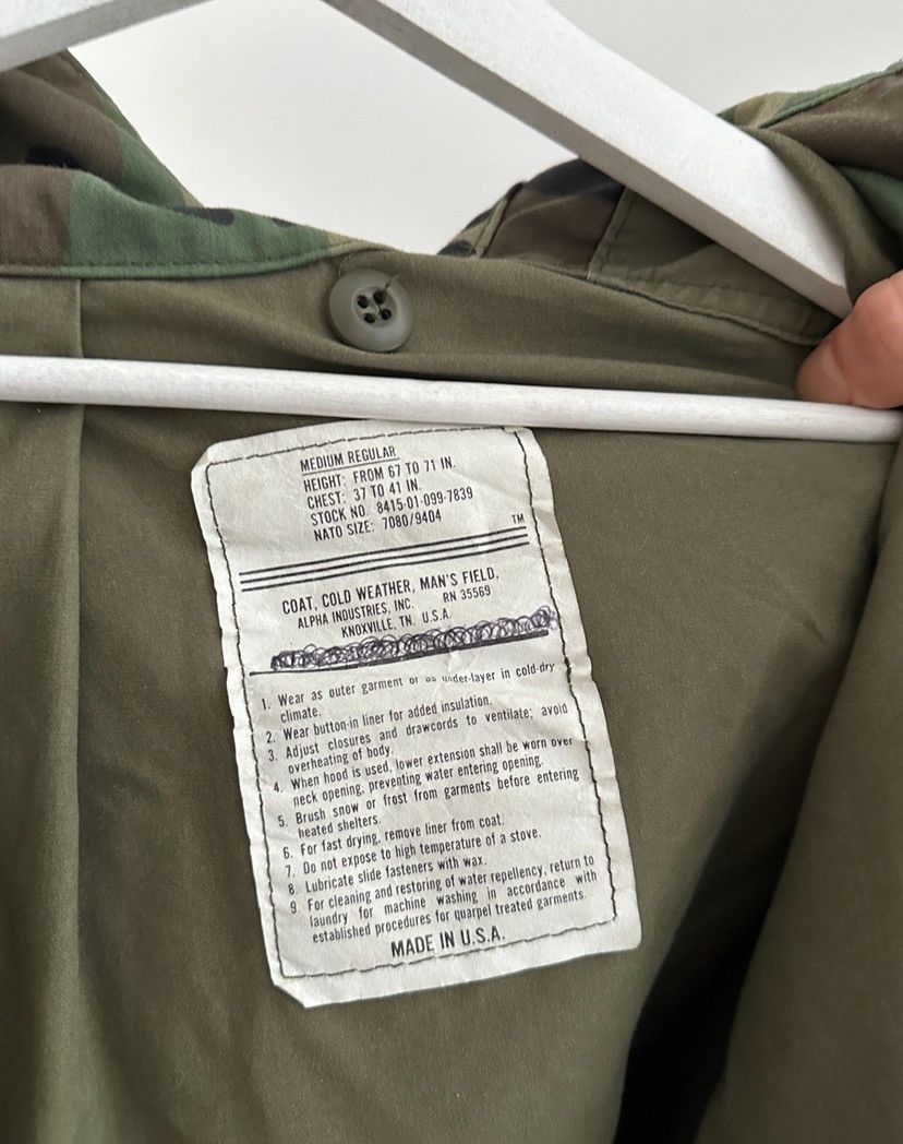 Alpha Industries 70s us army alpha industries m65 field jacket woodland camo Size US M / EU 48-50 / 2 - 2 Thumbnail