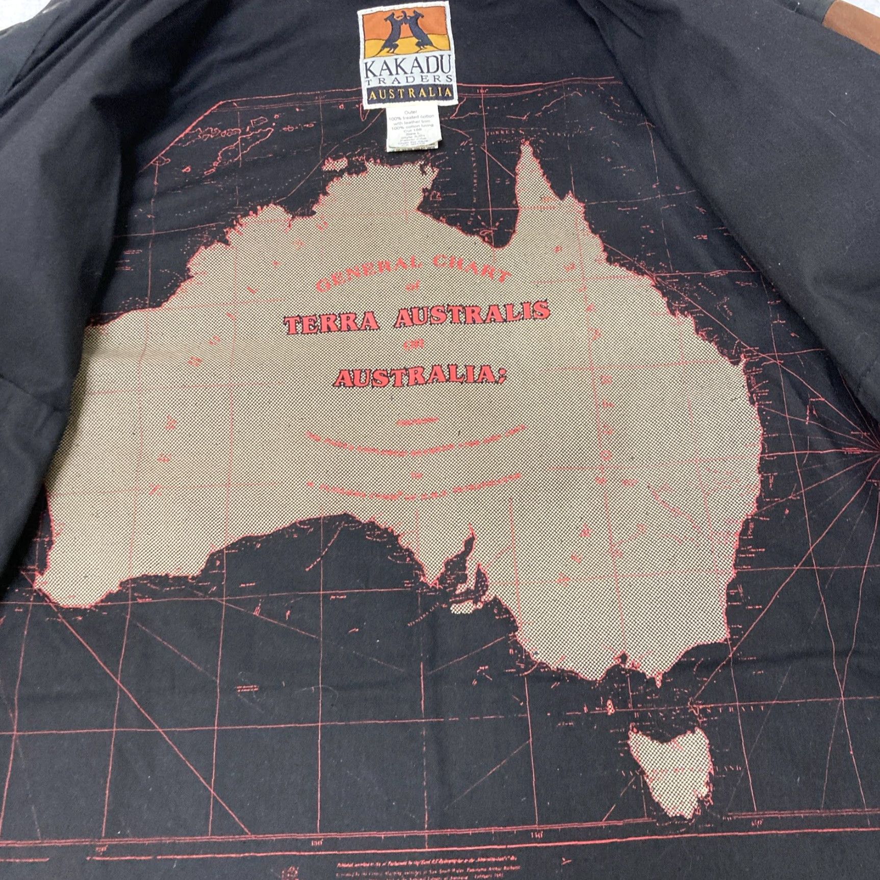 Vintage VINTAGE Kakadu Traders Australia Men Jacket Canvas Leather Trim Outdoor Hunting L Brown Regular Size L Men Black Canvas Coat Coat Shirt? Size US L / EU 52-54 / 3 - 5 Thumbnail
