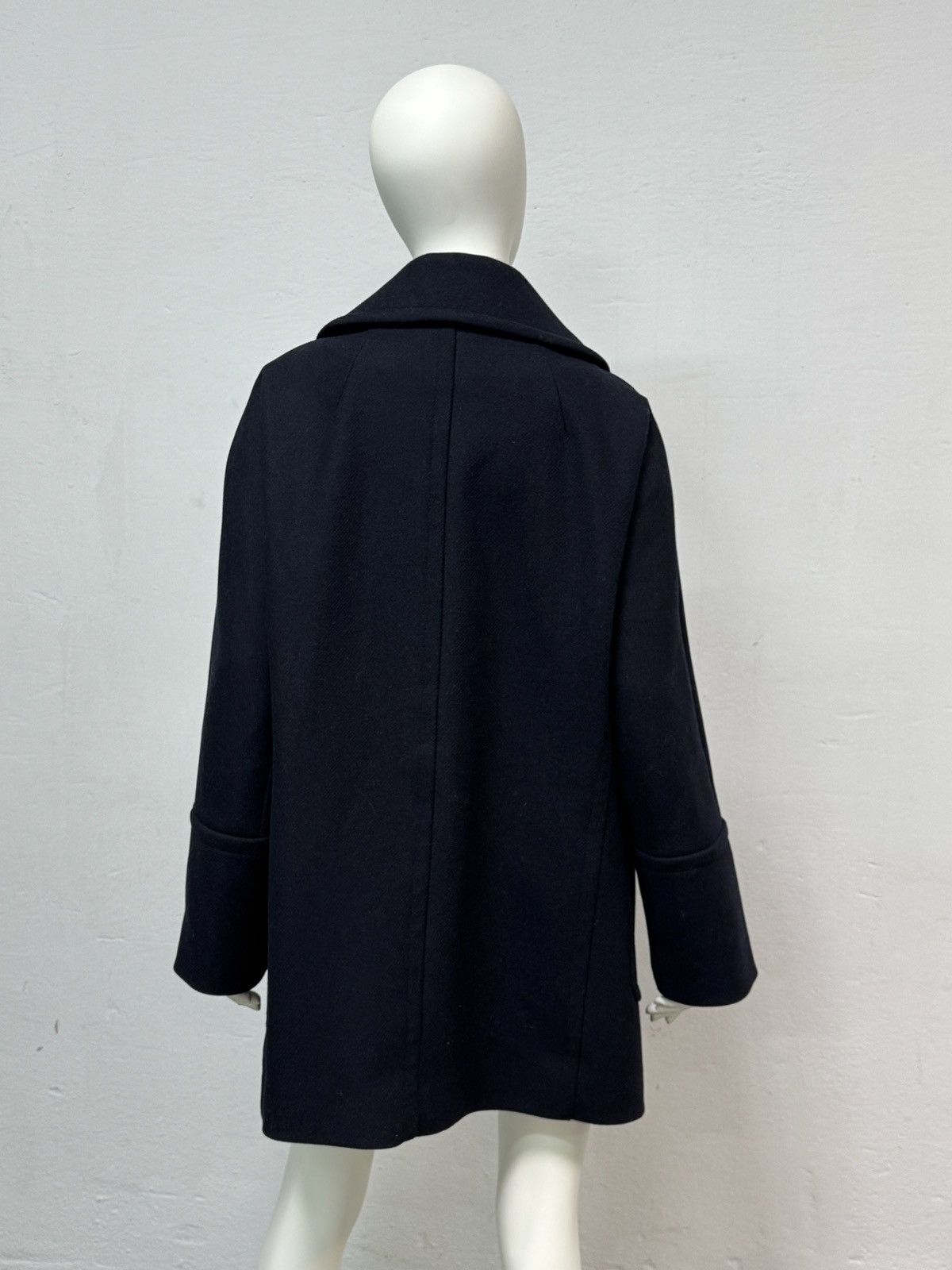 Sezane Sezane Paris Wool Coat Nawy Size M / US 6-8 / IT 42-44 - 16 Thumbnail