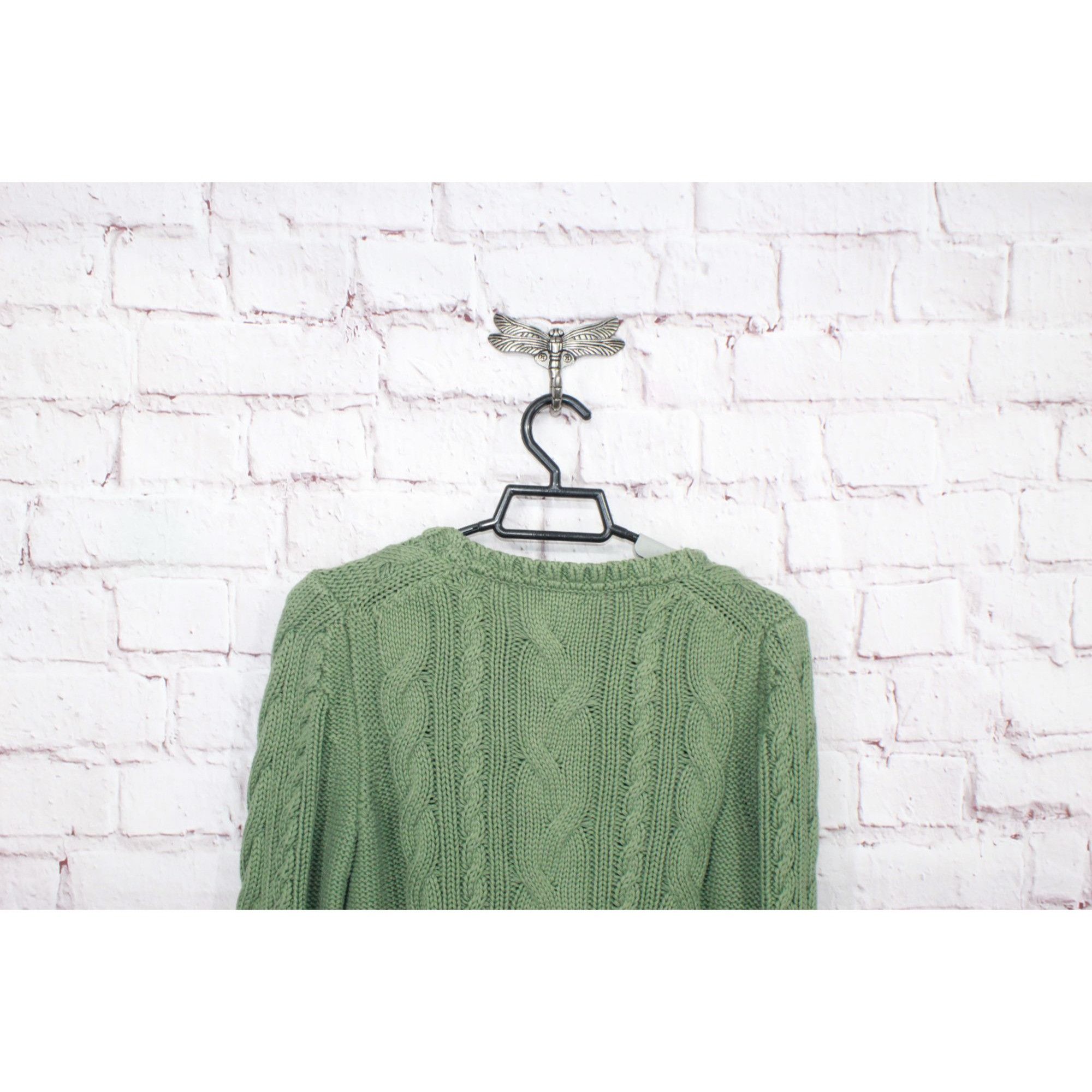 L.L. Bean LL Bean Women's Double L Cable Sweater Crewneck Size S / US 4 / IT 40 - 4 Thumbnail