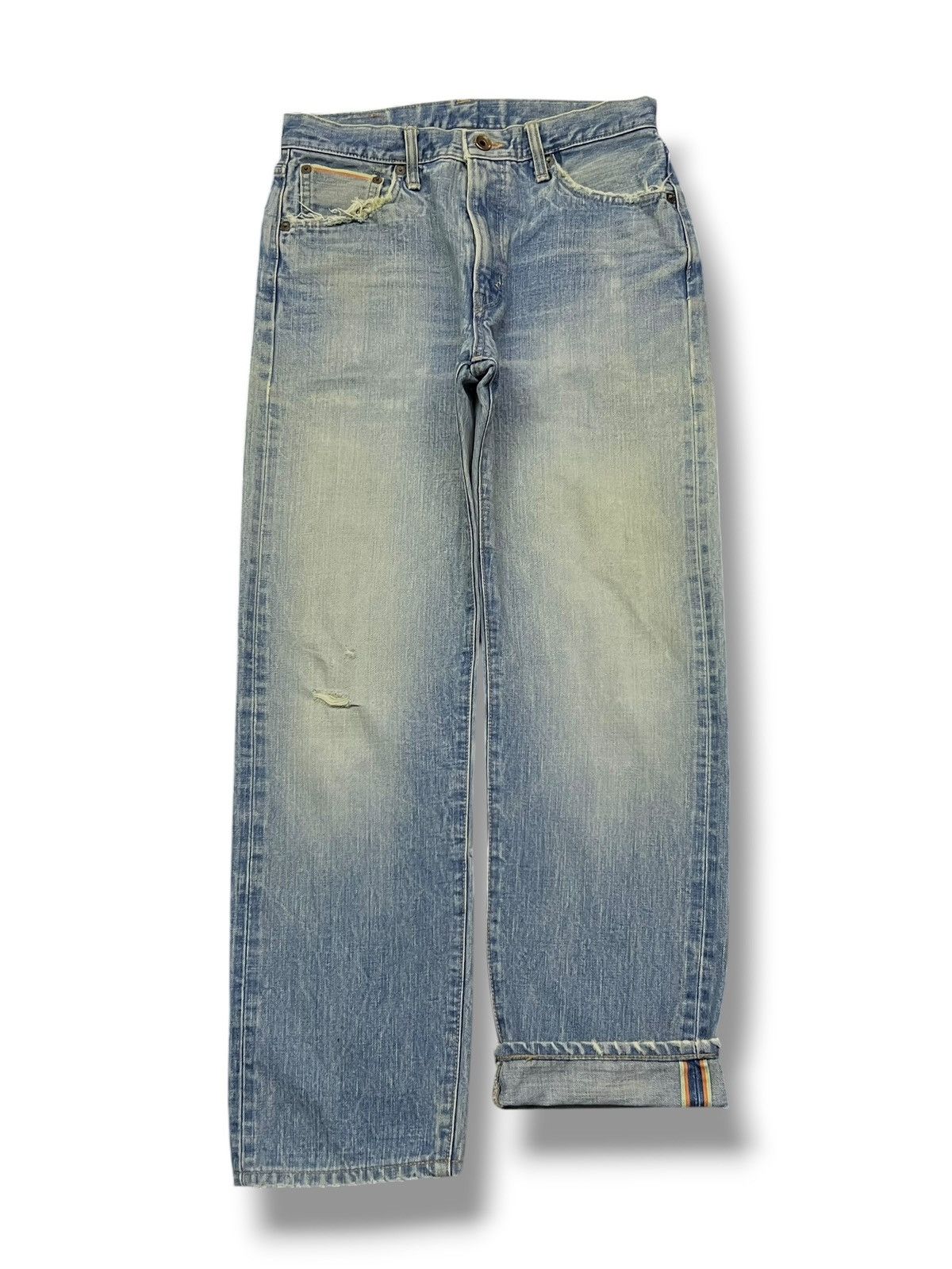 Edwin Vintage Edwin 505s Selvedge Denim Japan - Distressed Denim Size US 28 / EU 44 - 2 Thumbnail