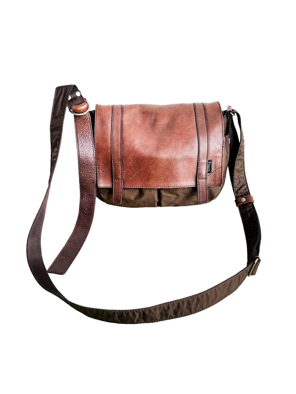 Yohji Yamamoto OG Yohji Yamamoto Hybrid Leather Survivor Crossbody Bag Size ONE SIZE - 7 Thumbnail