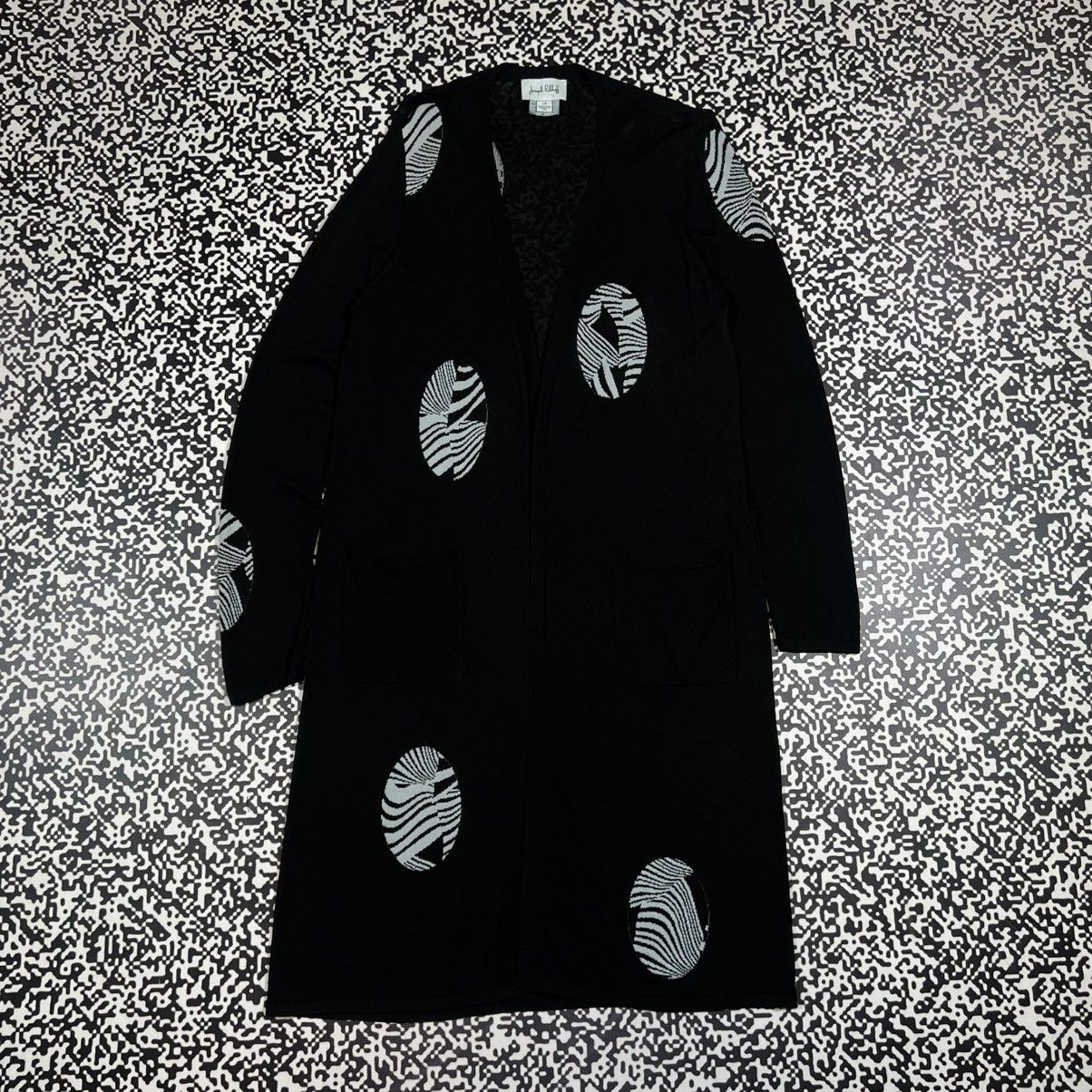 Joseph Ribkoff Vintage Y2K Joseph Ribkoff Mesh Long Cardigan / Dresses Size L / US 10 / IT 46 - 3 Thumbnail