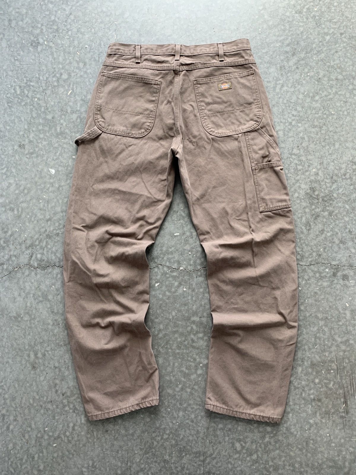 Carhartt × Dickies × Vintage Crazy Vintage Y2K Dickies Carpenter Pants Mocha Workwear Size US 35 - 1 Thumbnail