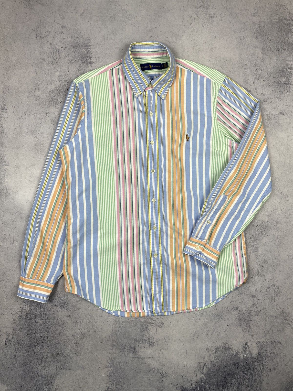 Polo Ralph Lauren Polo Ralph Lauren Striped Long Sleeve Button Up Shirt Size US M / EU 48-50 / 2 - 2 Thumbnail