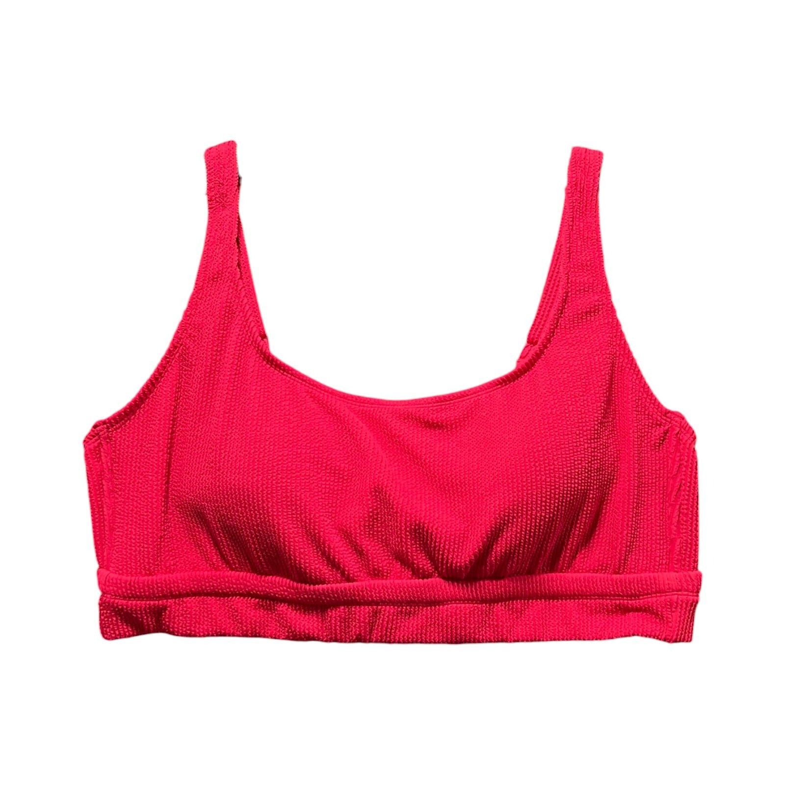 Other Kona Sol - Women's Pucker Scoop Neck Longline Bikini Top - B Size ONE SIZE - 3 Thumbnail