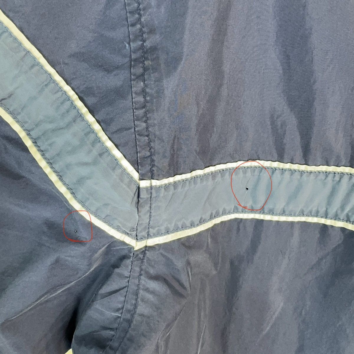 Nike × Vintage Vintage Nike Track Jacket 90s Blue Swoosh Zip Up Nylon Sz M Size US M / EU 48-50 / 2 - 12 Thumbnail