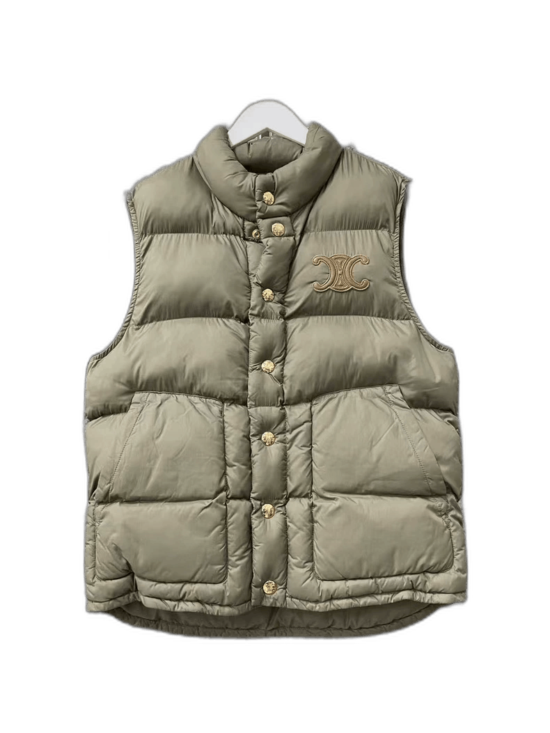 Celine Celine Padded Vest with Golden Buttons Size US S / EU 44-46 / 1 - 1 Thumbnail